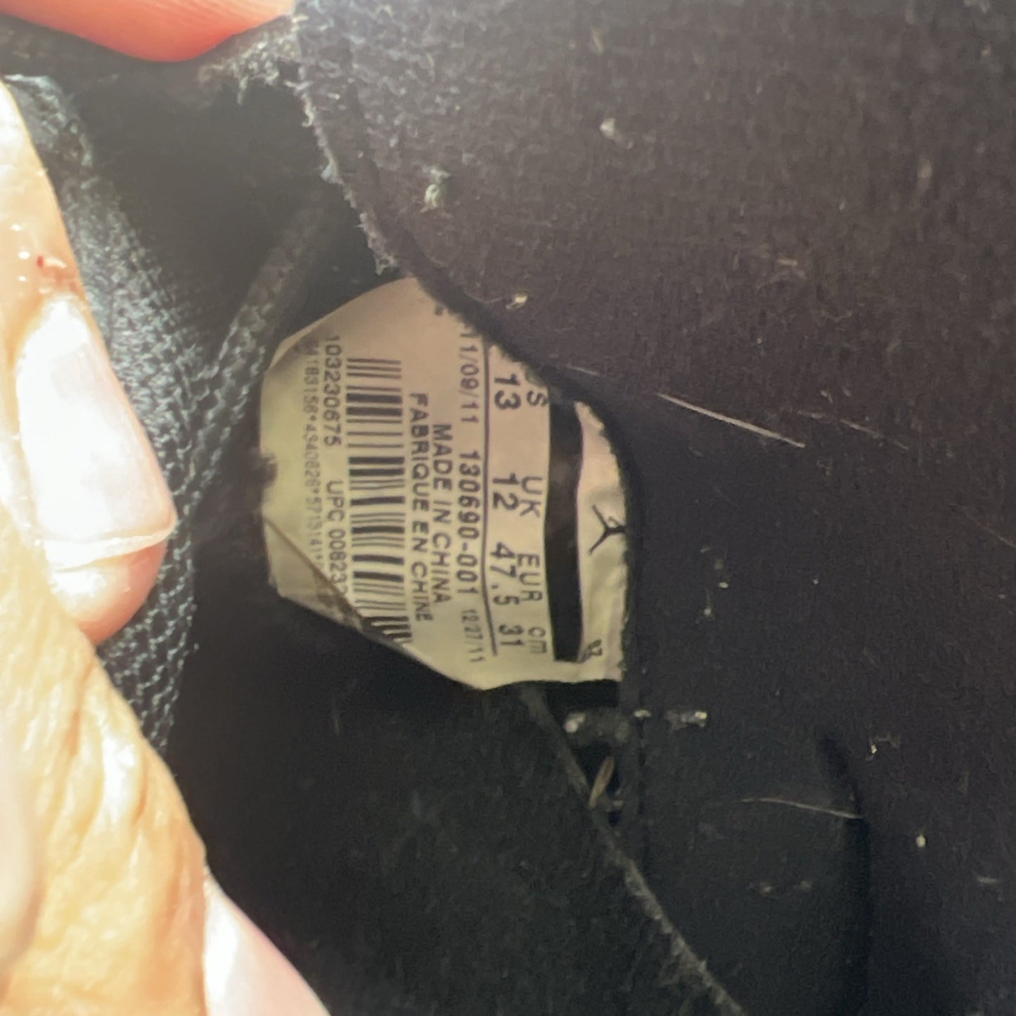 Size 13 - Air Jordan 12 Retro 2012 Playoff (130690-001)