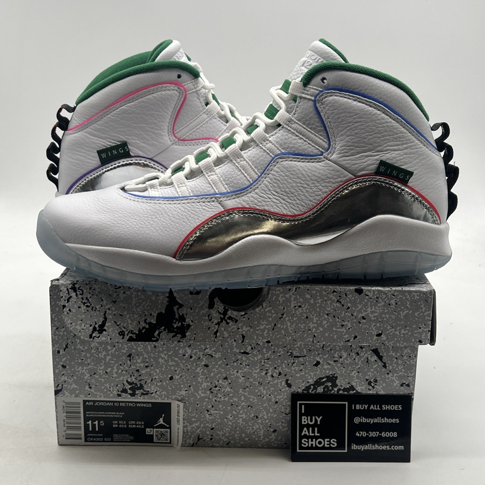 Size 11.5 - Air Jordan 10 Retro Wings (CK4352-103)