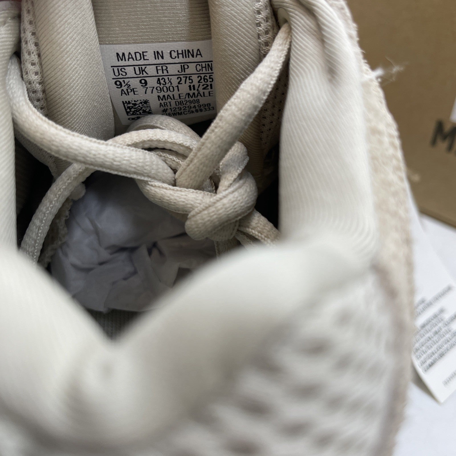 Size 9.5 - adidas Yeezy 500 Blush Tan Suede Leather (DB2908)