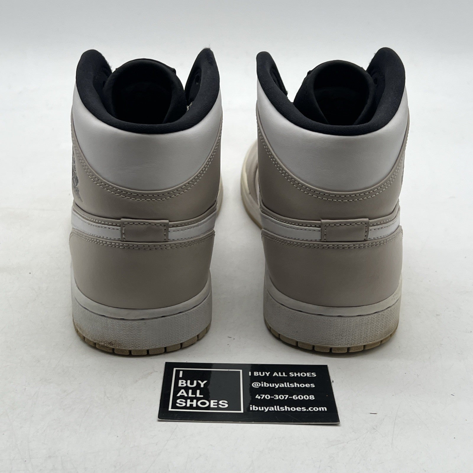 Size 10.5 - Air Jordan 1 Mid Desert Sand (554724-047)