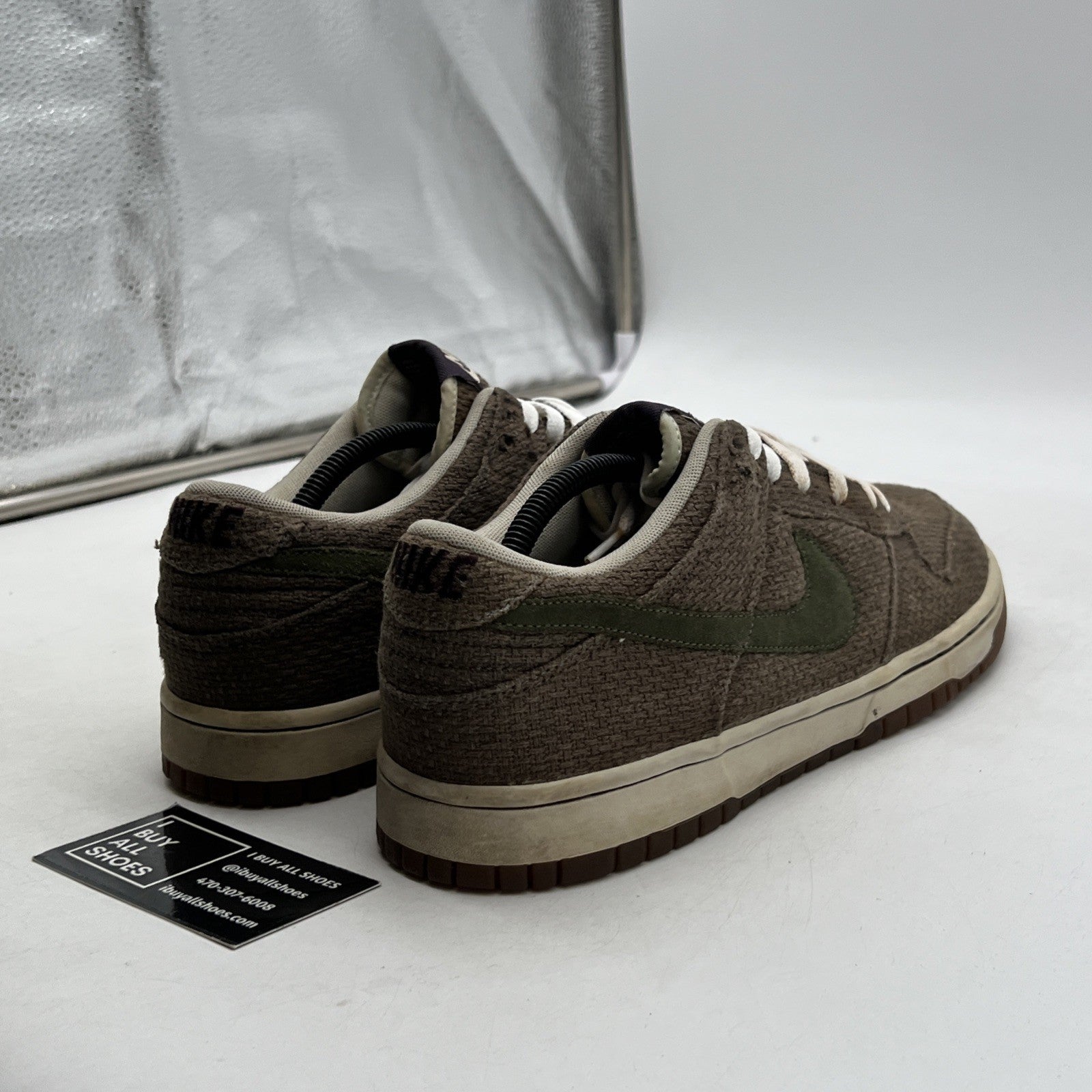 Size 10.5 - Nike Dunk Cl Low Gray (304714-033)