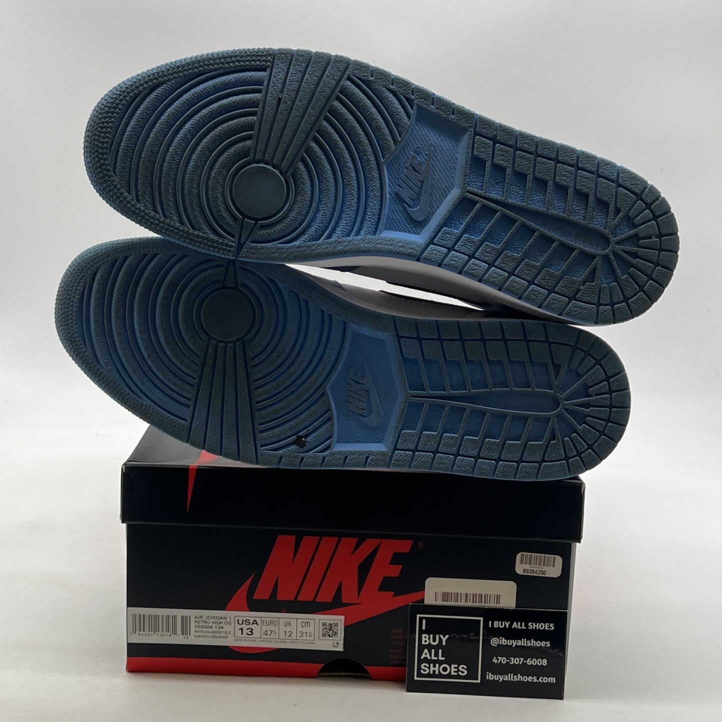 Size 13 - Air Jordan 1 Retro OG High University Blue (555088-134)