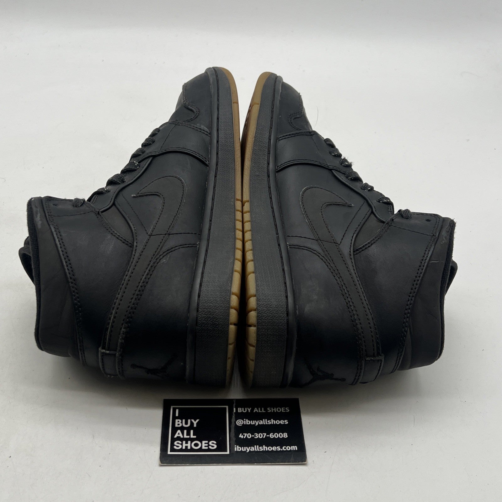 Size 10.5 - Air Jordan 1 Winterized Mid Black Gum (AA3992-002)