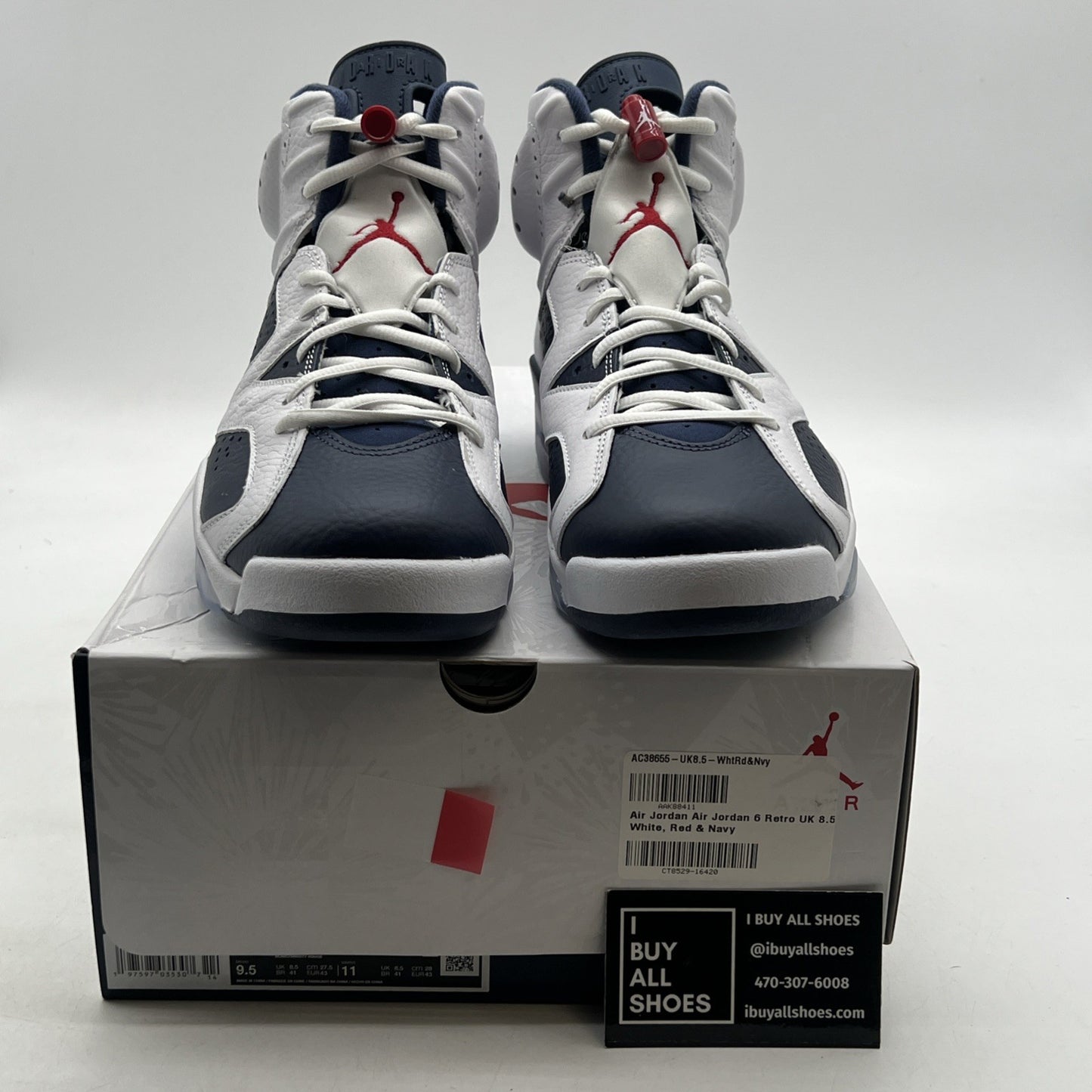 Size 9.5 - Air Jordan 6 Retro 2024 Olympic (CT8529-164)