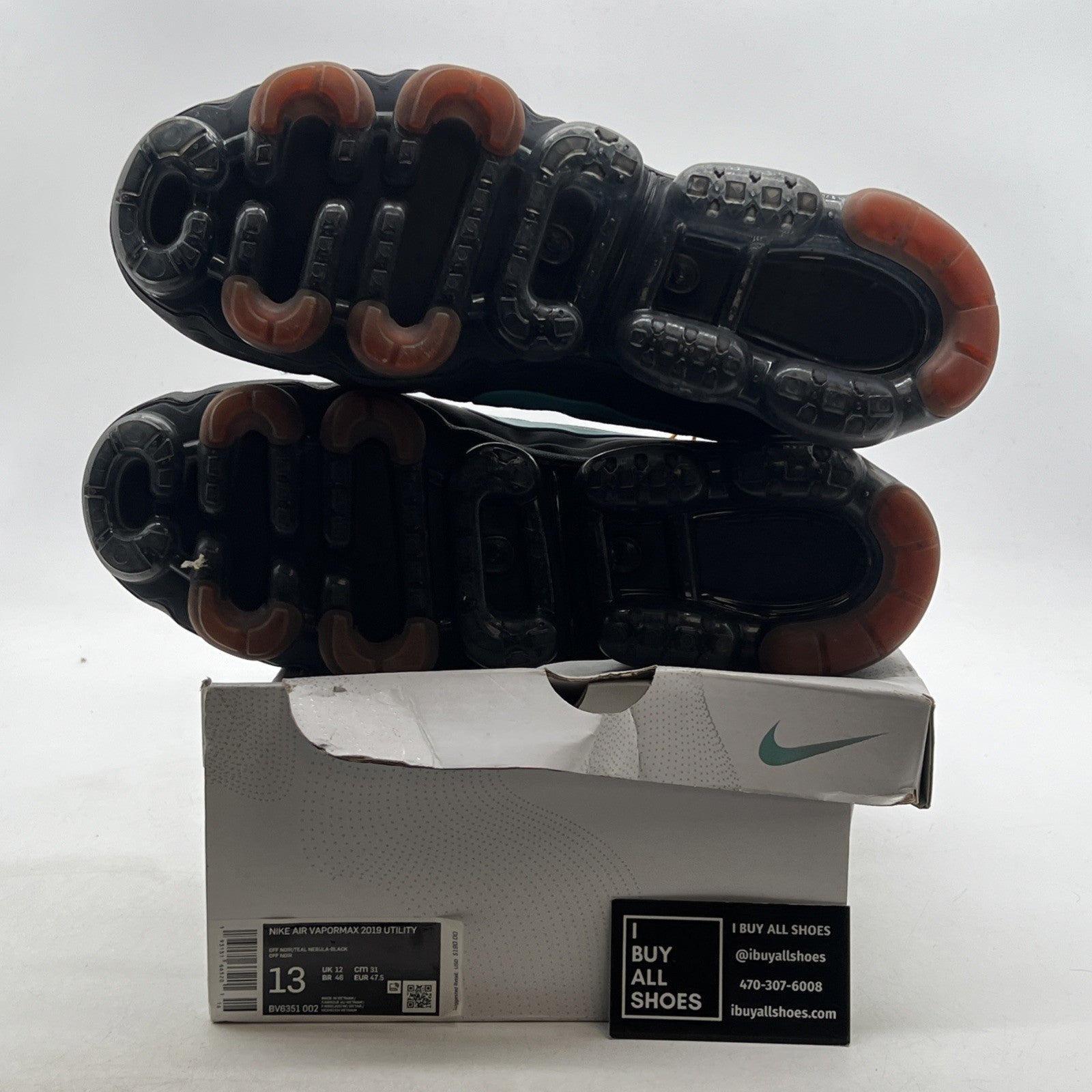 Size 13 - Nike Air VaporMax 2019 Utility Off Noir (BV6351-002)