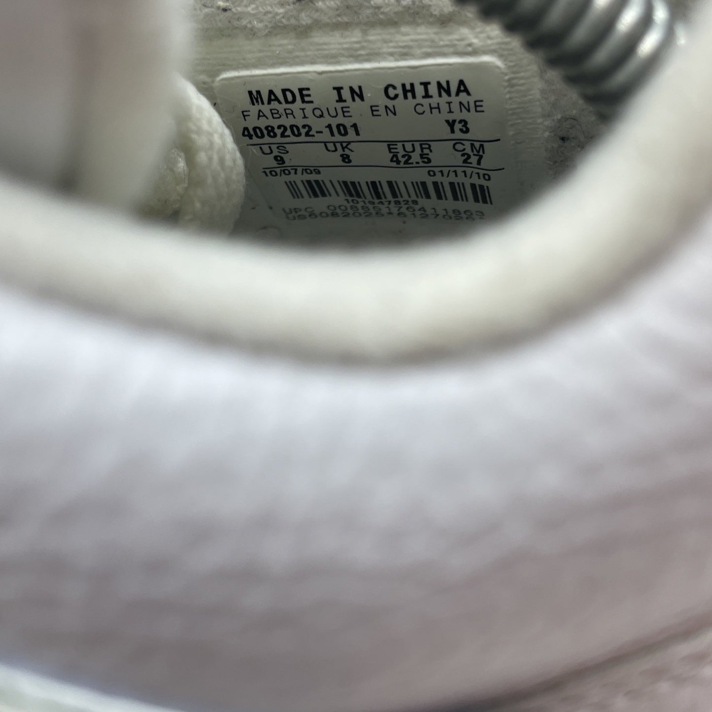 Size 9 - Air Jordan 4 Retro 25th Silver Anniversary White Leather (408202-101)
