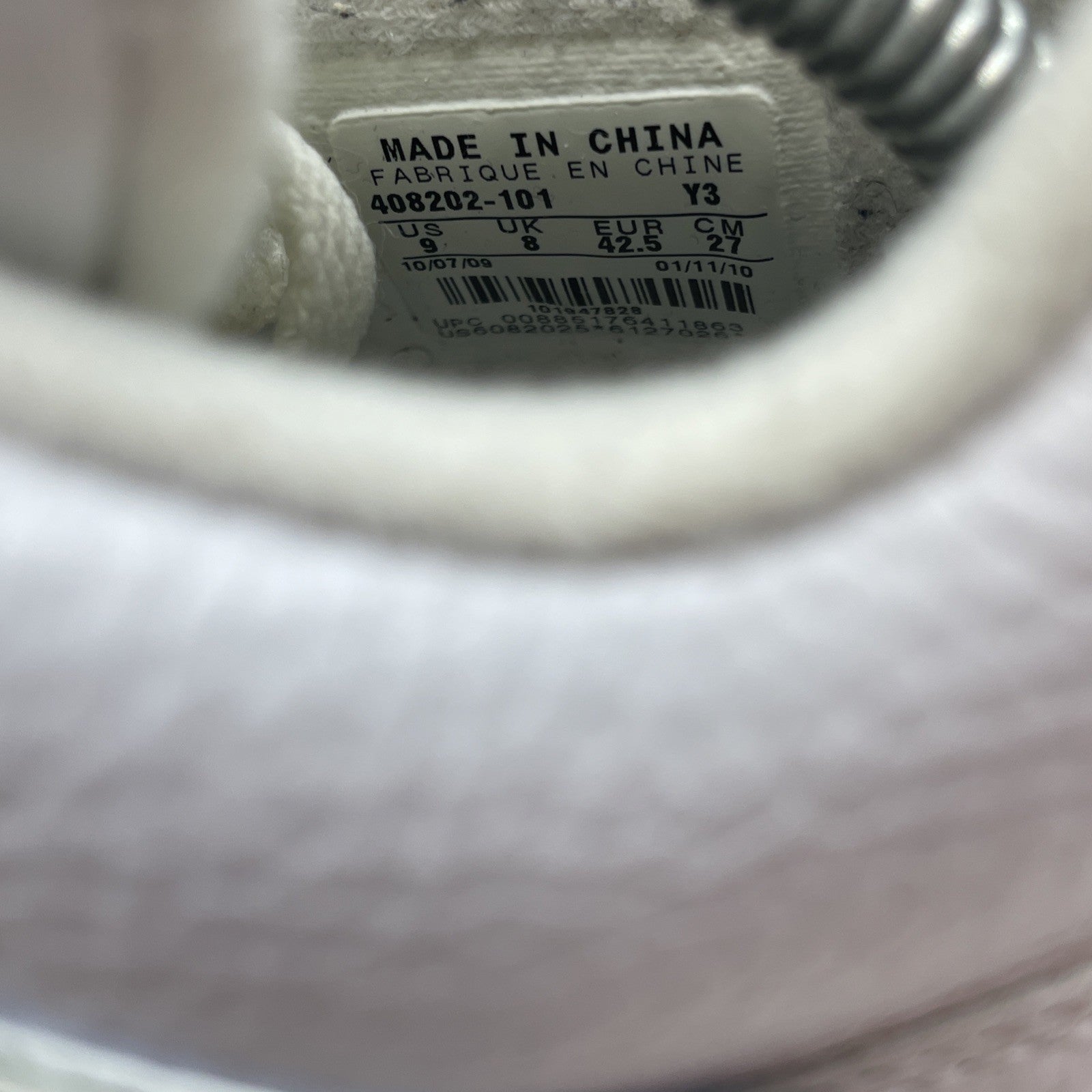 Size 9 - Air Jordan 4 Retro 25th Silver Anniversary White Leather (408202-101)