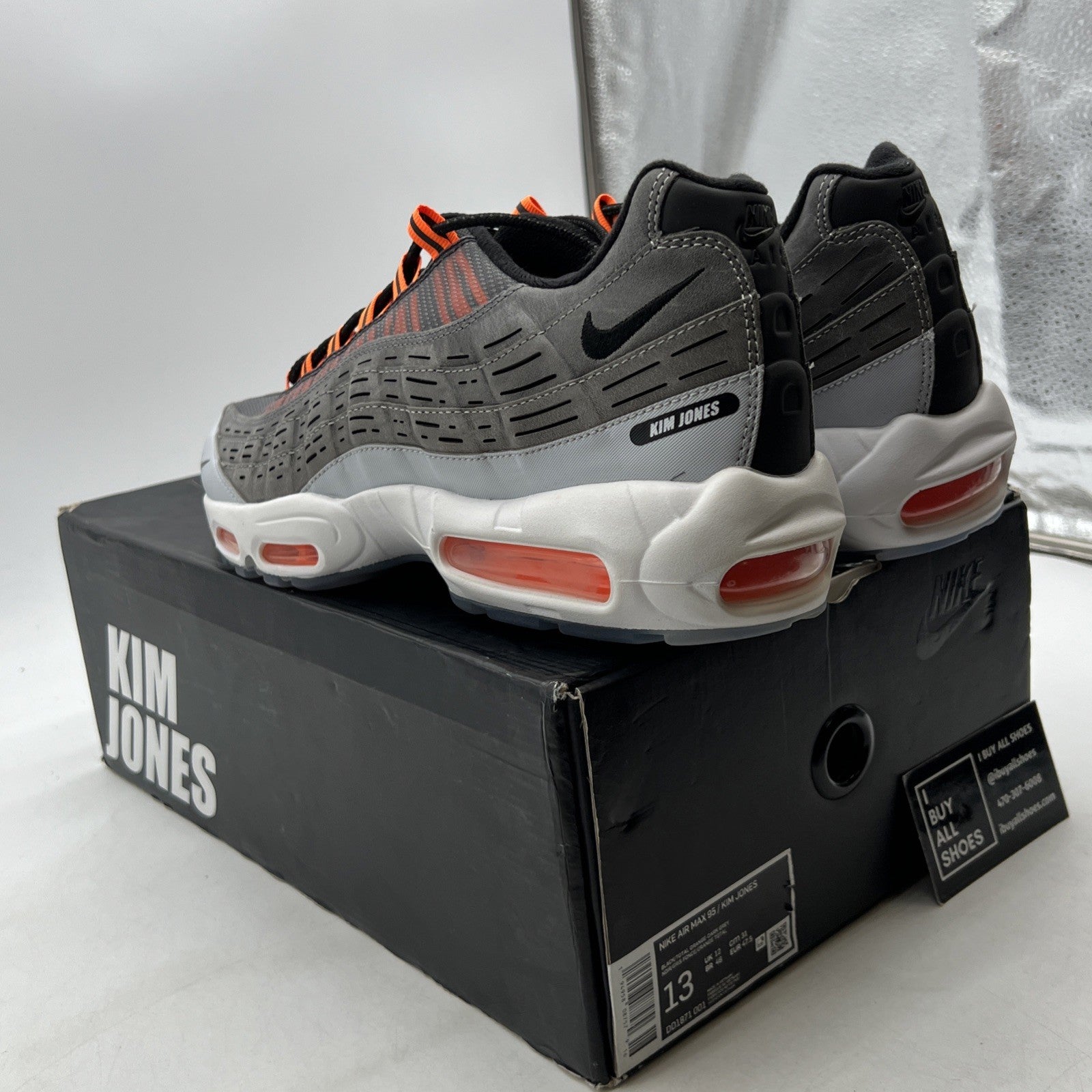 Size 13 - Nike Kim Jones x Air Max 95 Total Orange (DD1871-001)
