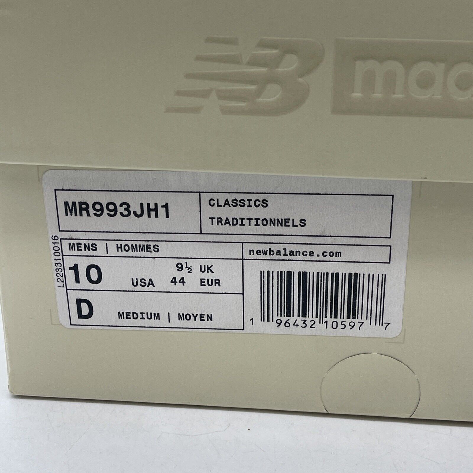 Size 10 - New Balance Joe Freshgoods x 993 Made in USA Performance Art - Powder