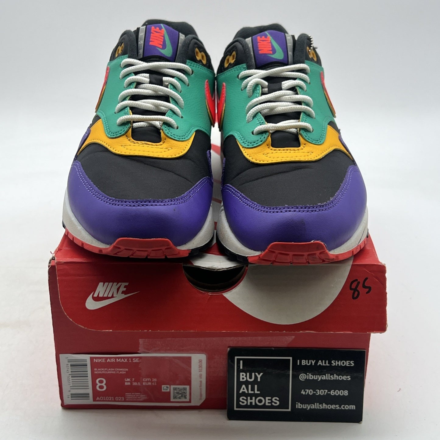 Size 8 - Nike Air Max 1 SE Windbreaker (AO1021-023)