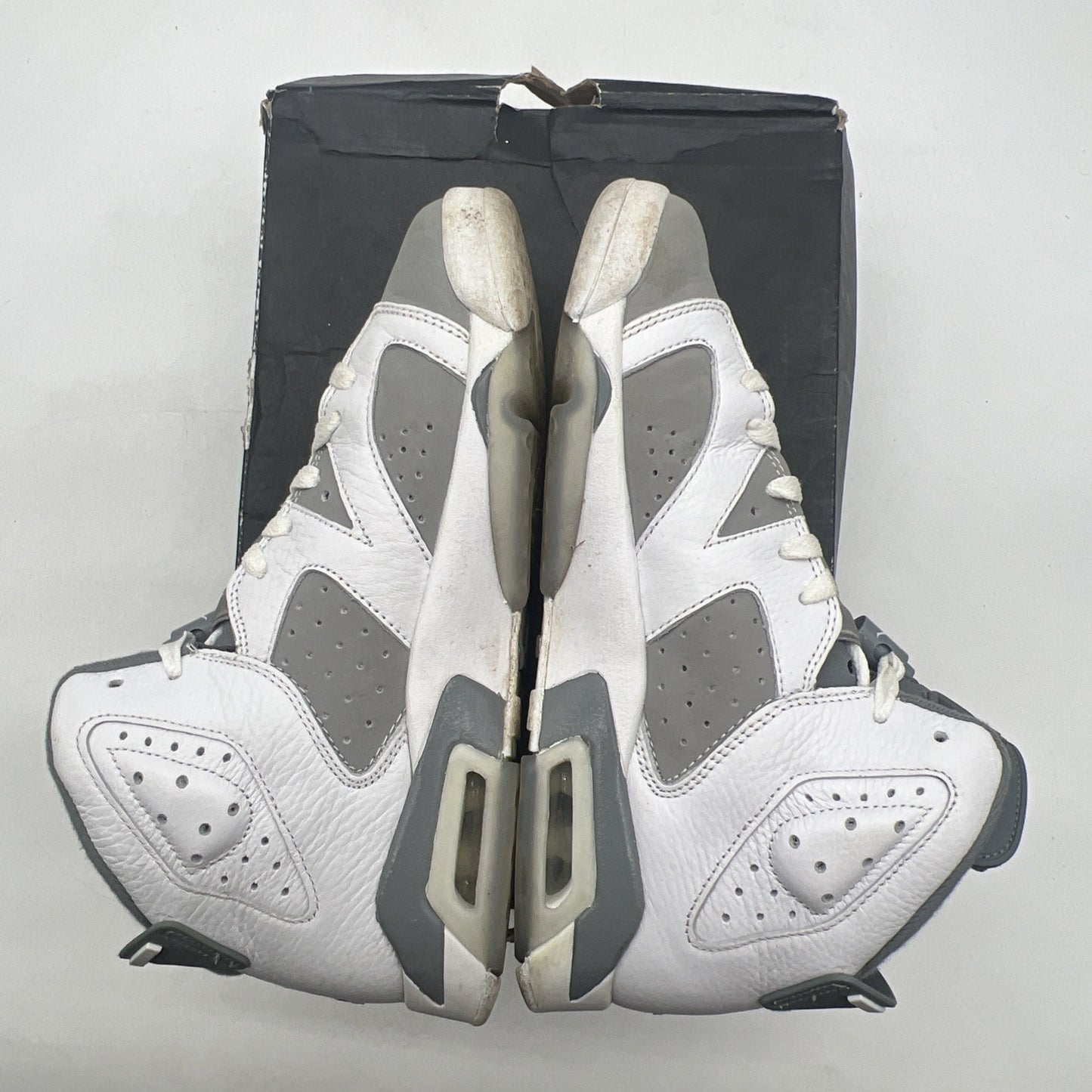 Size 7Y - Air Jordan Air 6 Retro Mid Cool Grey - (384665-100)