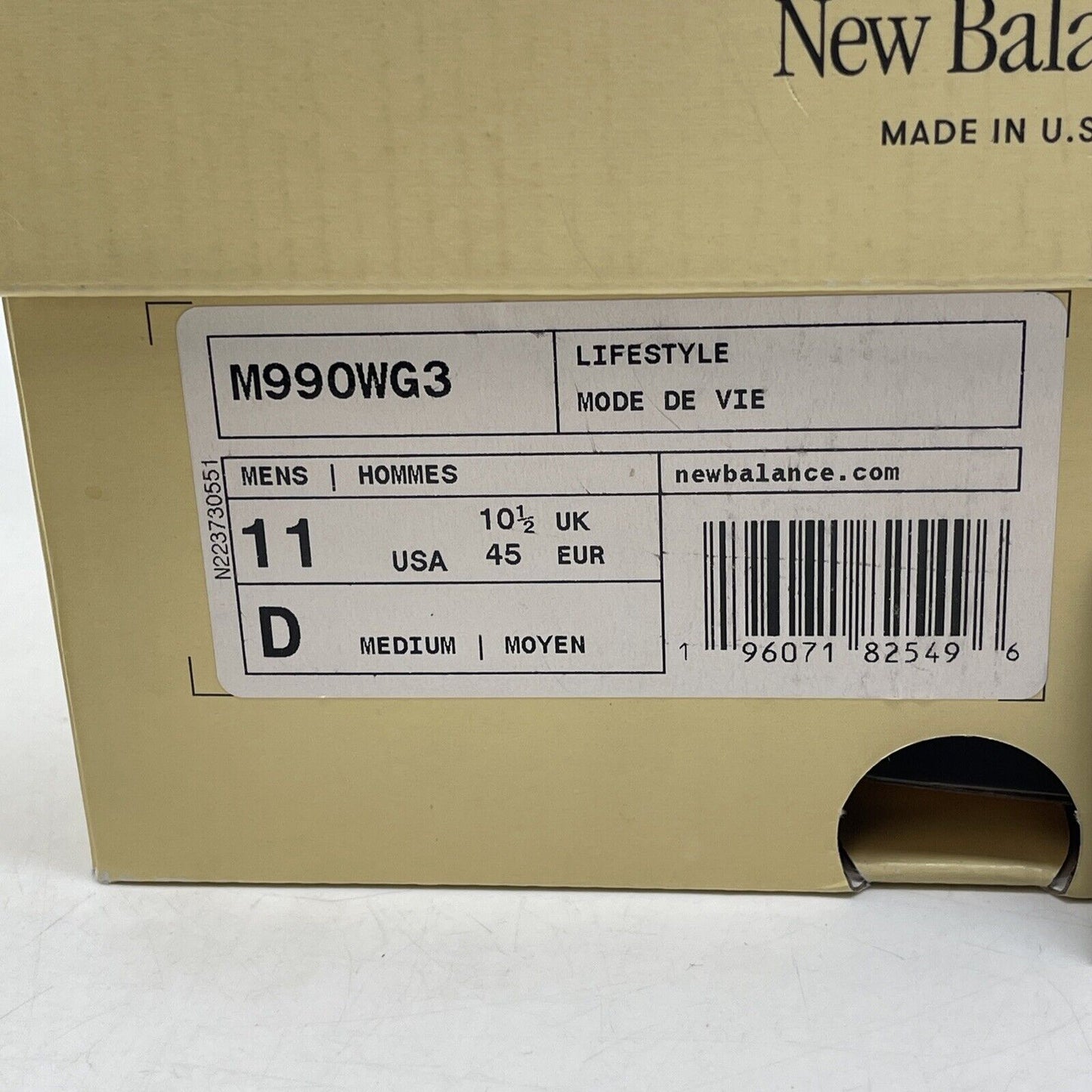 Size 11 - New Balance Teddy Santis x 990v3 Made in USA Tan Green Suede (M990WG3)