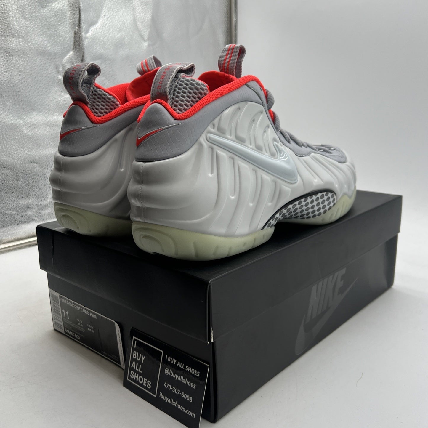 Size 11 - Nike Air Foamposite Pro Premium Pure Platinum (616750-003)