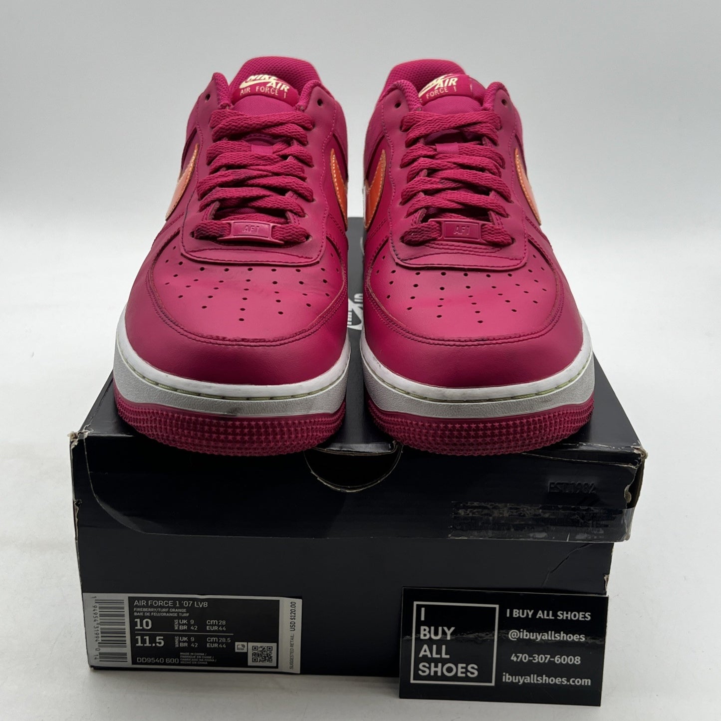 Size 10 - Nike Air Force 1 '07 LV8 World Tour (DD9540-600)