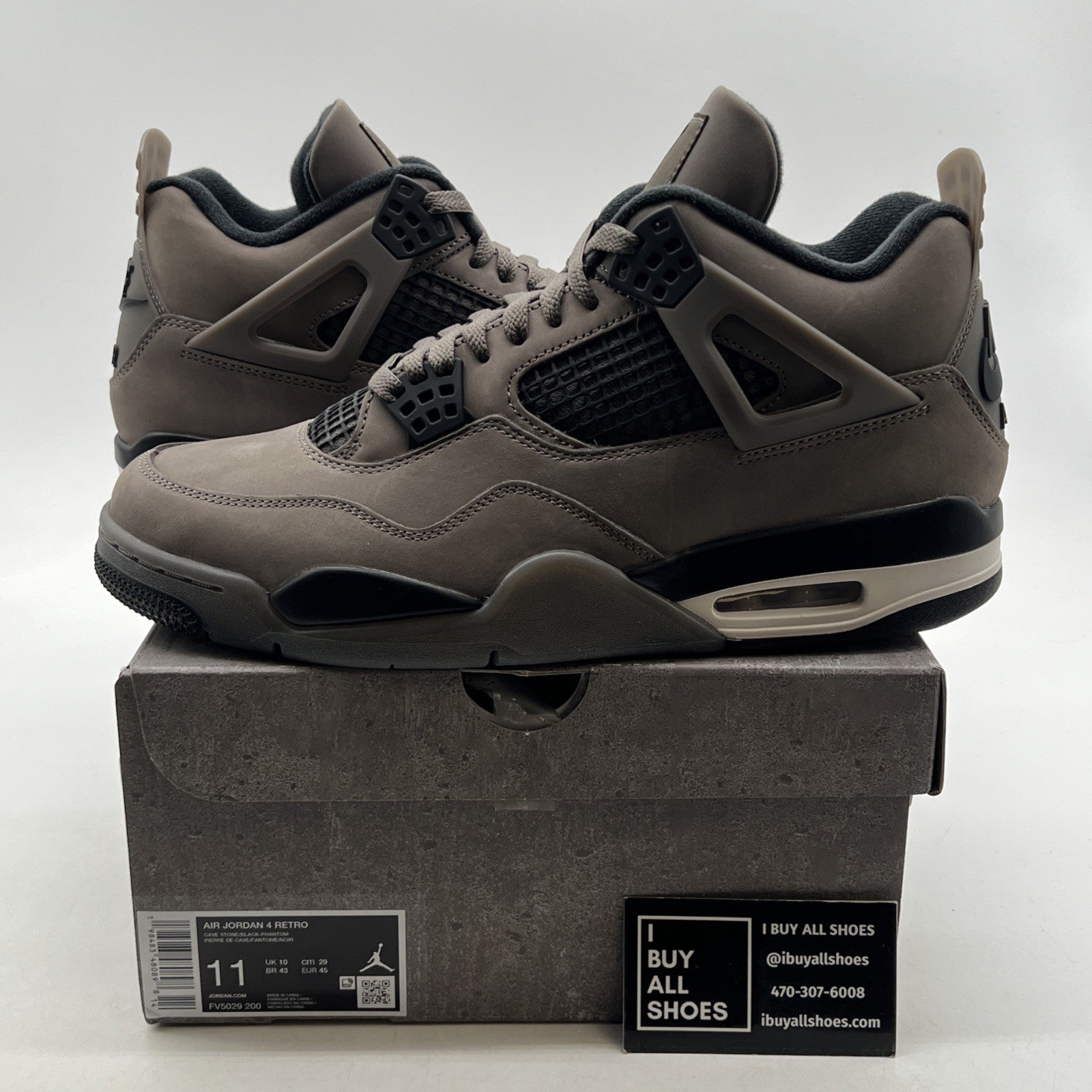 Size 11 - Air Jordan 4 Retro Cave Stone (FV5029-200)