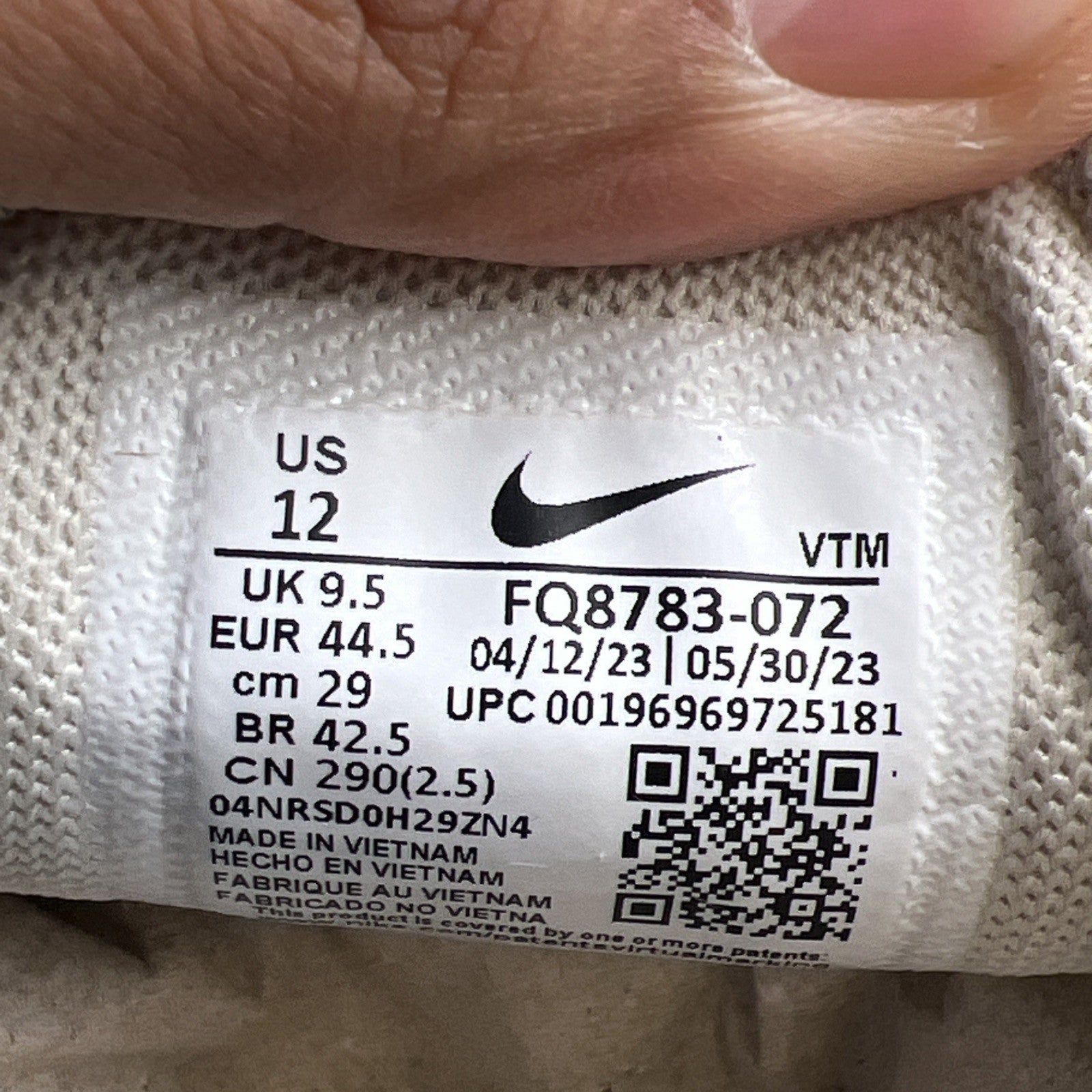 Size 12 - Nike Air Max 270 Light Bone Diffused Blue W (FQ8783-072)