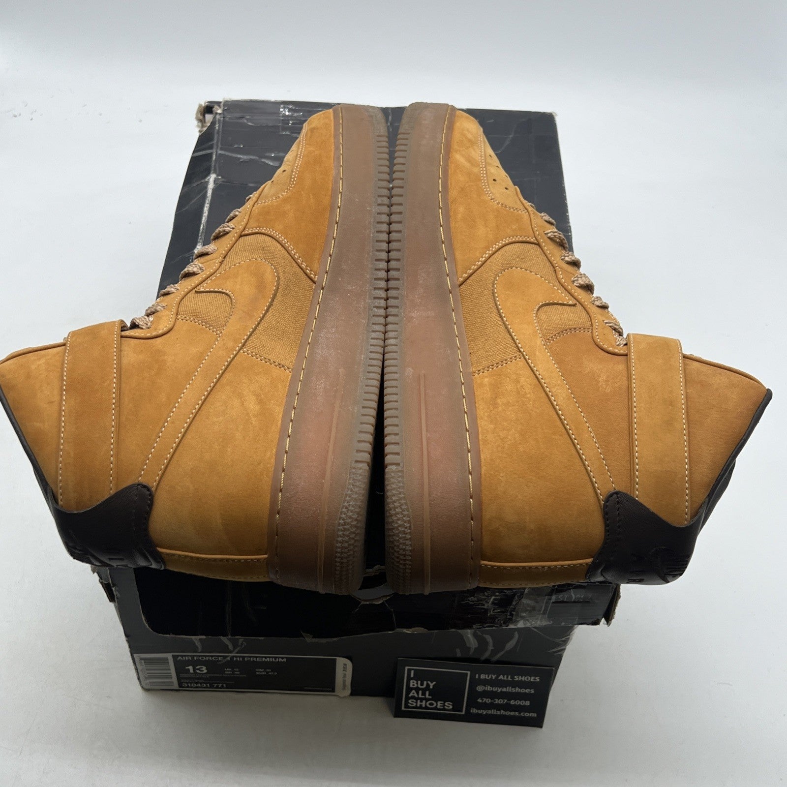Size 13 - Nike Bobbito Garcia x Air Force 1 High Gold (318431-771)