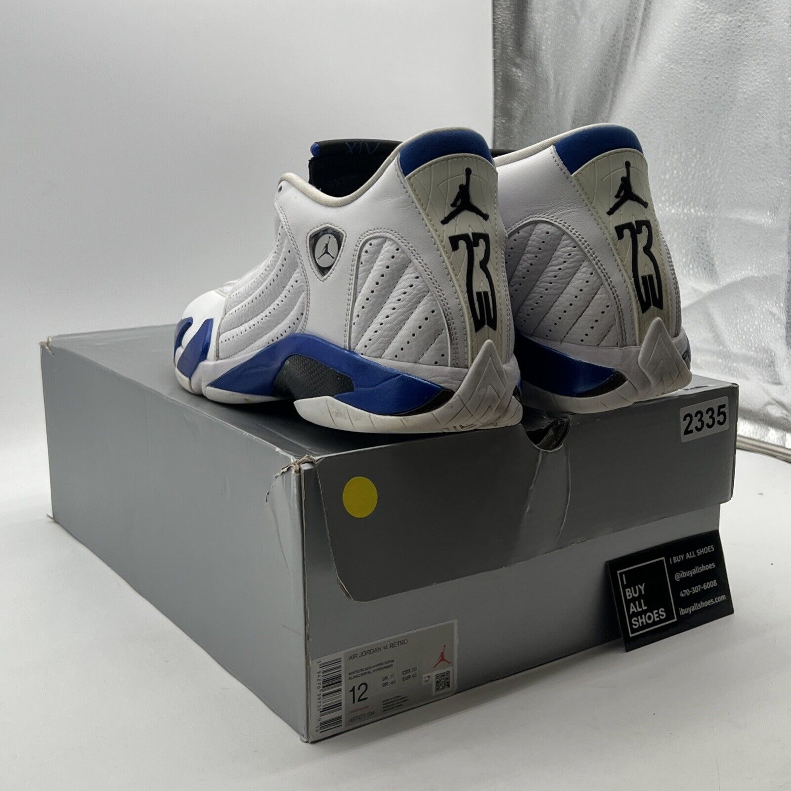 Size 12 - Air Jordan 14 Retro Hyper Royal (487471-104)