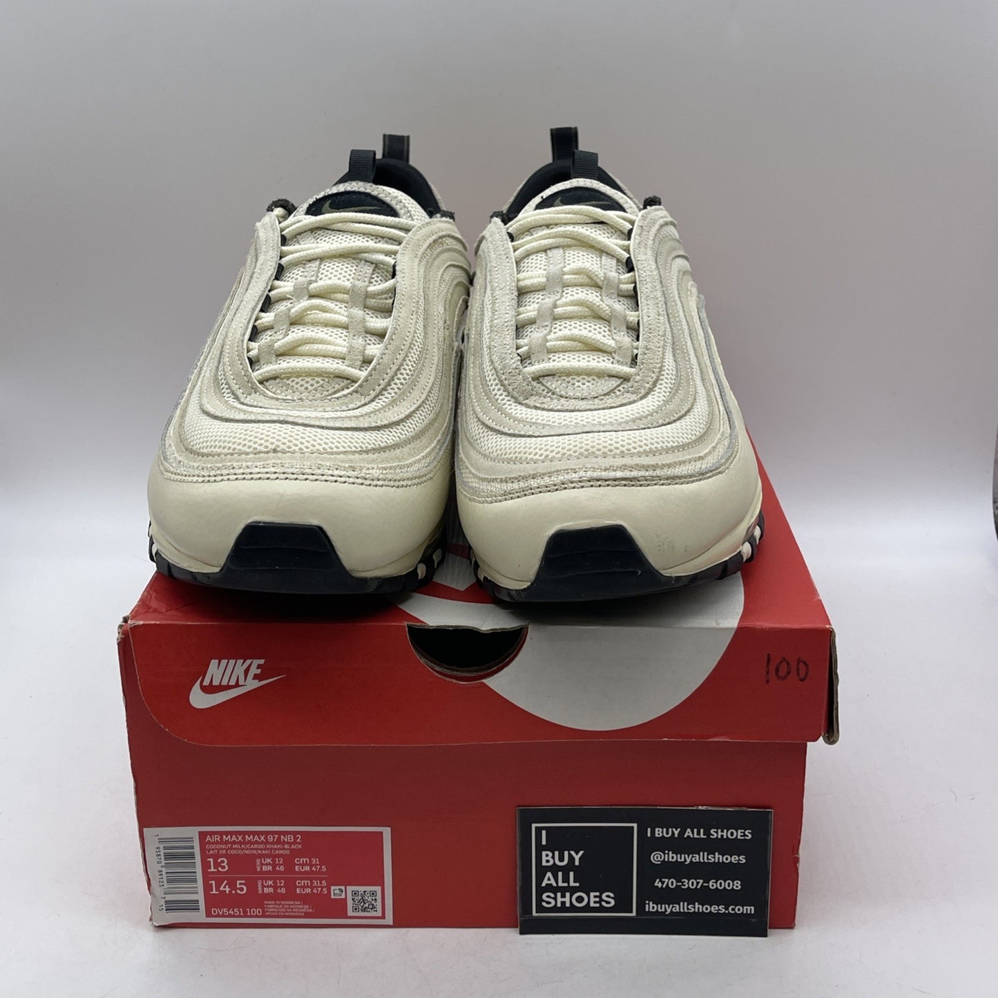 Size 13 - Nike Air Max 97 Coconut Milk (DV5451-100)