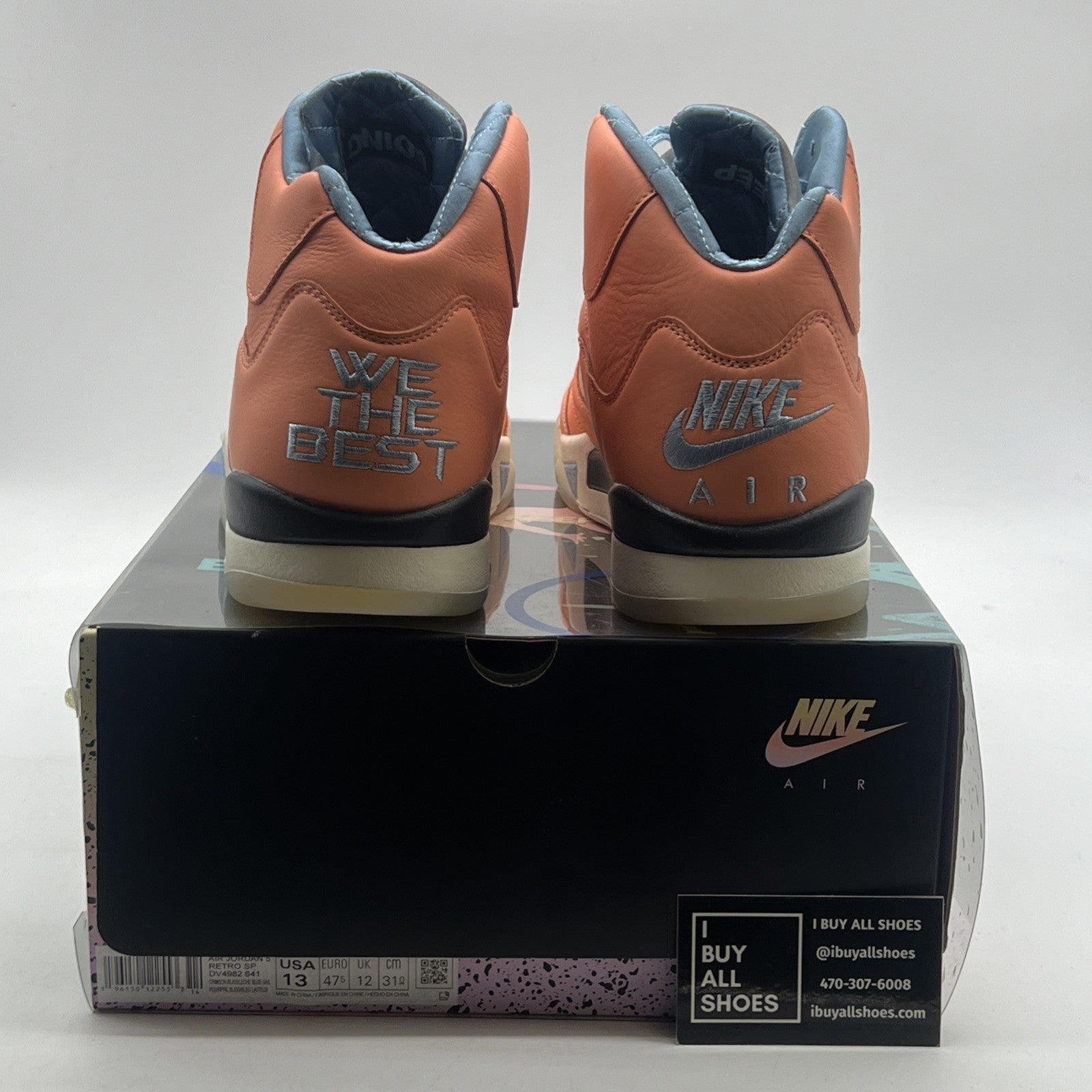 Size 13 - Jordan 5 Retro x DJ Khaled Mid We The Best -Crimson Bliss (DV4982-641)