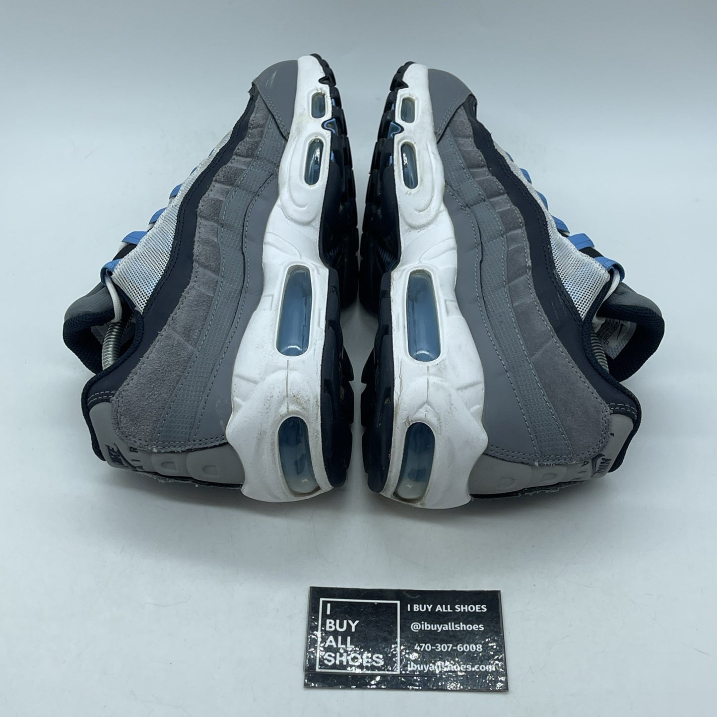 Size 9.5 - Nike Air Max 95 Cool Grey University Blue White (DM0011-003)
