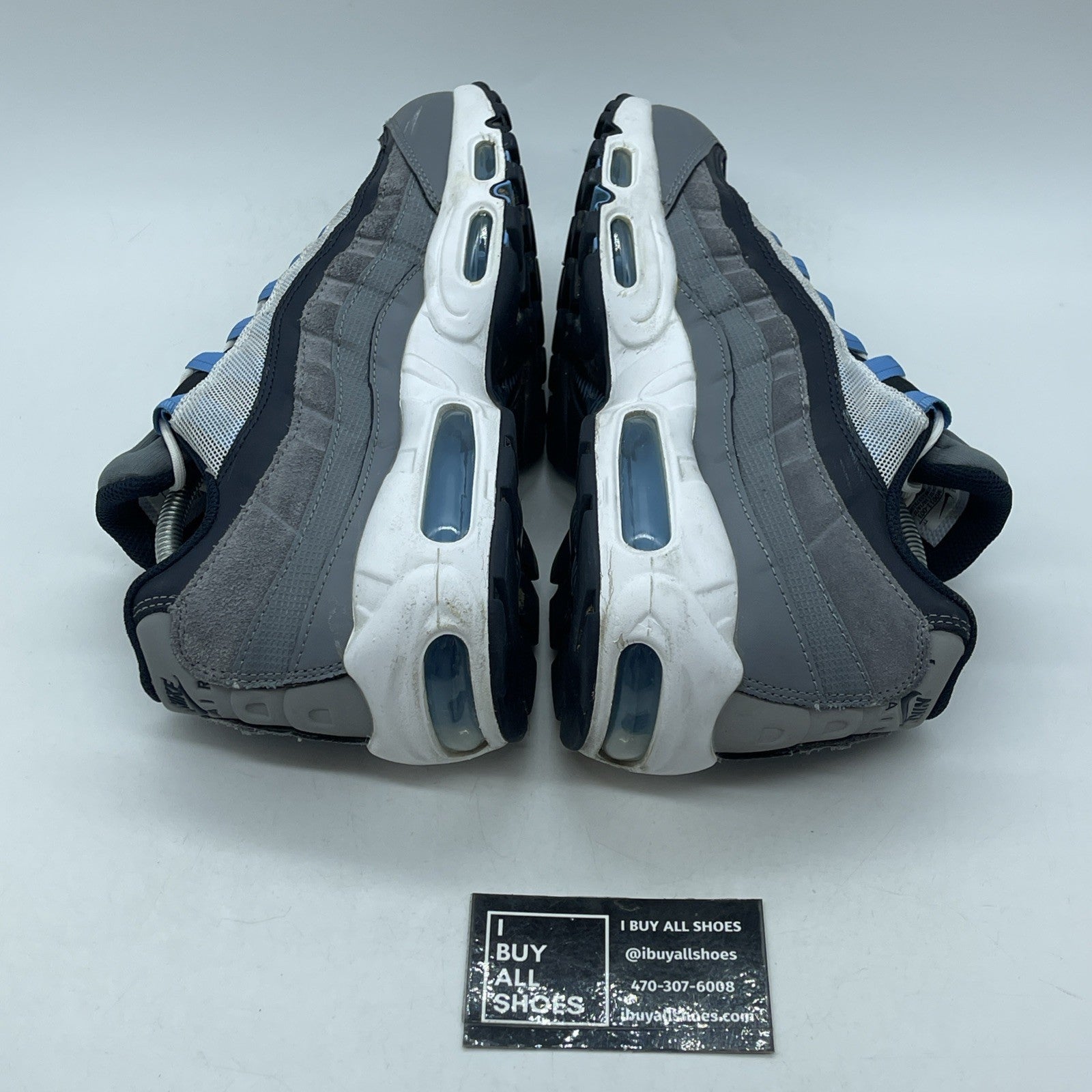 Size 9.5 - Nike Air Max 95 Cool Grey University Blue White (DM0011-003)