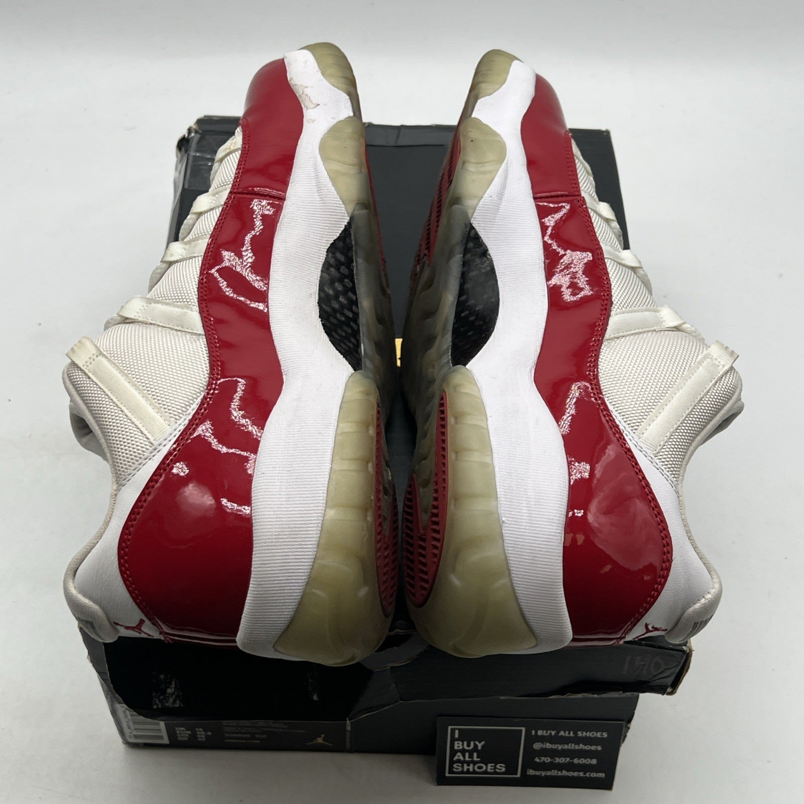 Size 14 - Air Jordan 11 Retro 2016 Low Cherry (528895-102)