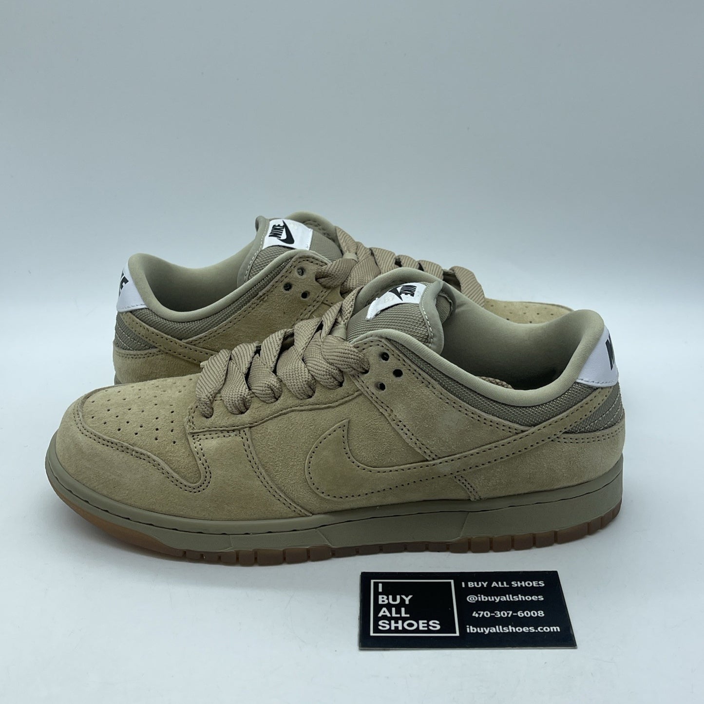 Size 8.5 - Nike Dunk SB Pro B Low Parachute Beige Brown Suede (HJ0367-200)