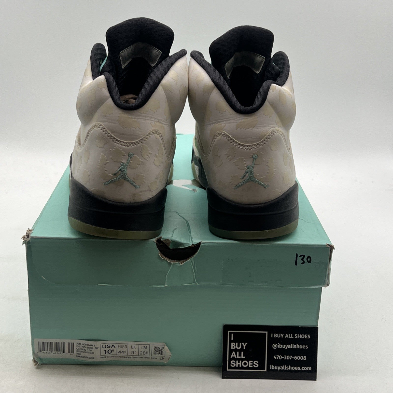 Size 10.5 - Air Jordan 5 Retro Island Green (CN2932-100)
