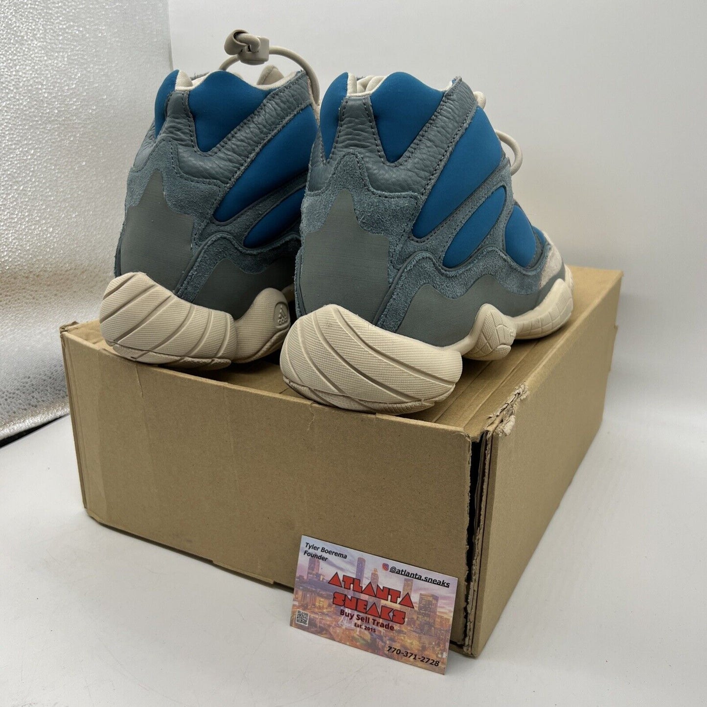 Size 8.5 - adidas Yeezy 500 High Frosted Blue (GZ554)