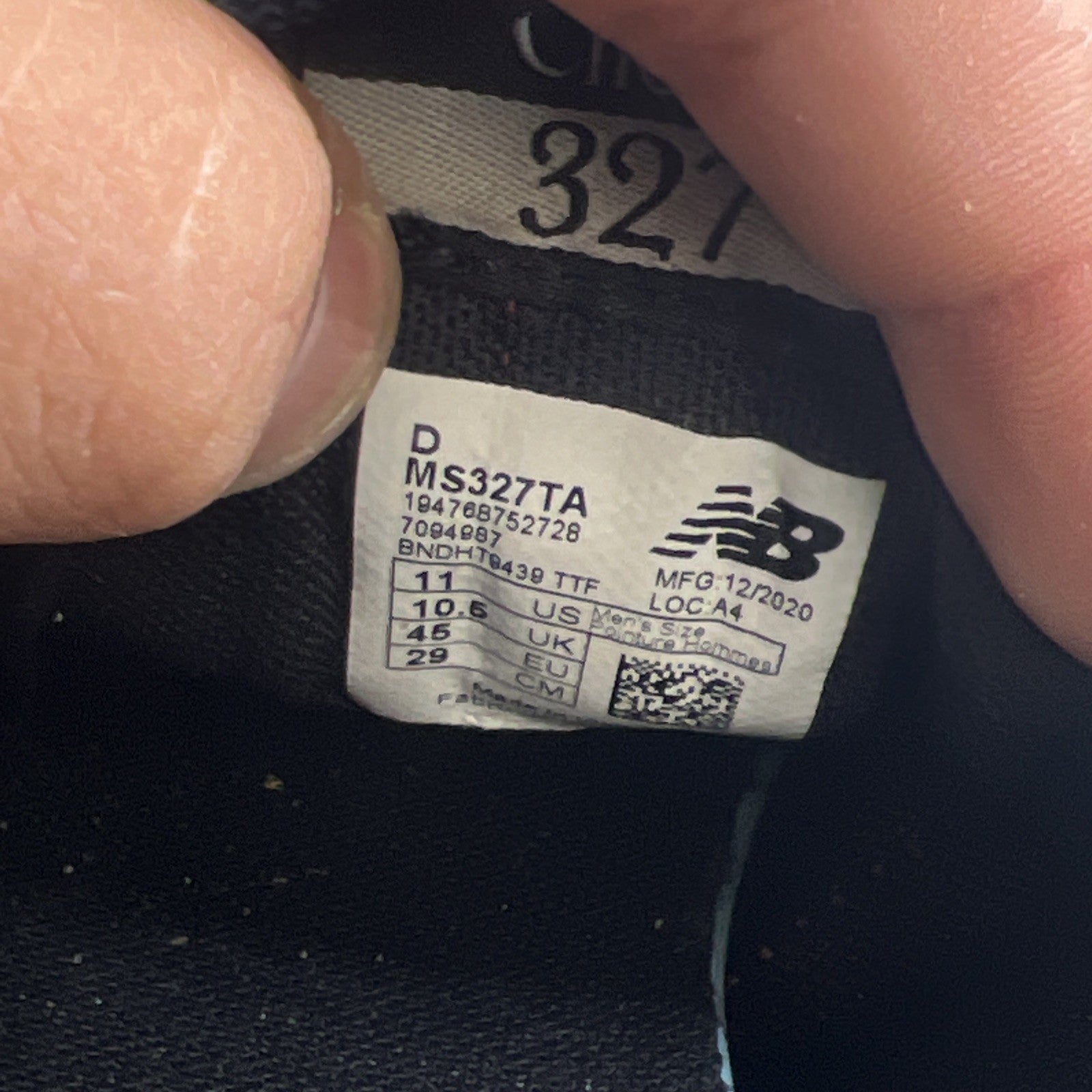 Size 11 - New Balance 327 Natural Indigo Faded Workwear (MS327TA)