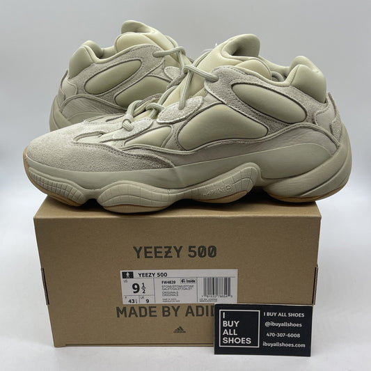 Size 9.5 - adidas Yeezy 500 Stone Brown Suede  (FW4839)