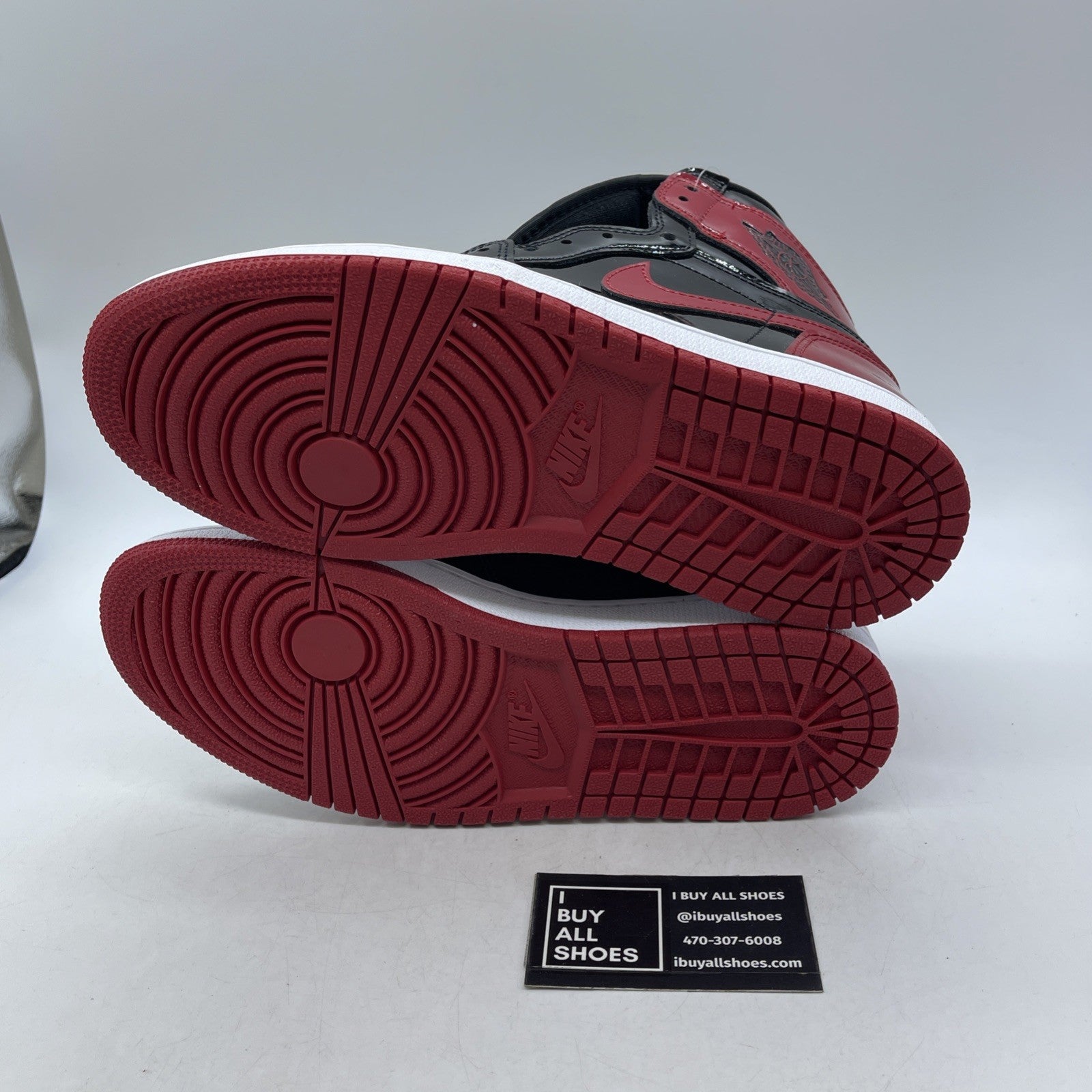 Size 8 - Air Jordan 1 Retro OG High Patent Bred (555088-063)
