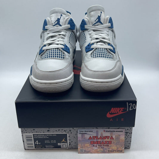 Size 4Y - Nike Air Jordan Retro Military Blue Industrial Blue (HF4281-141)
