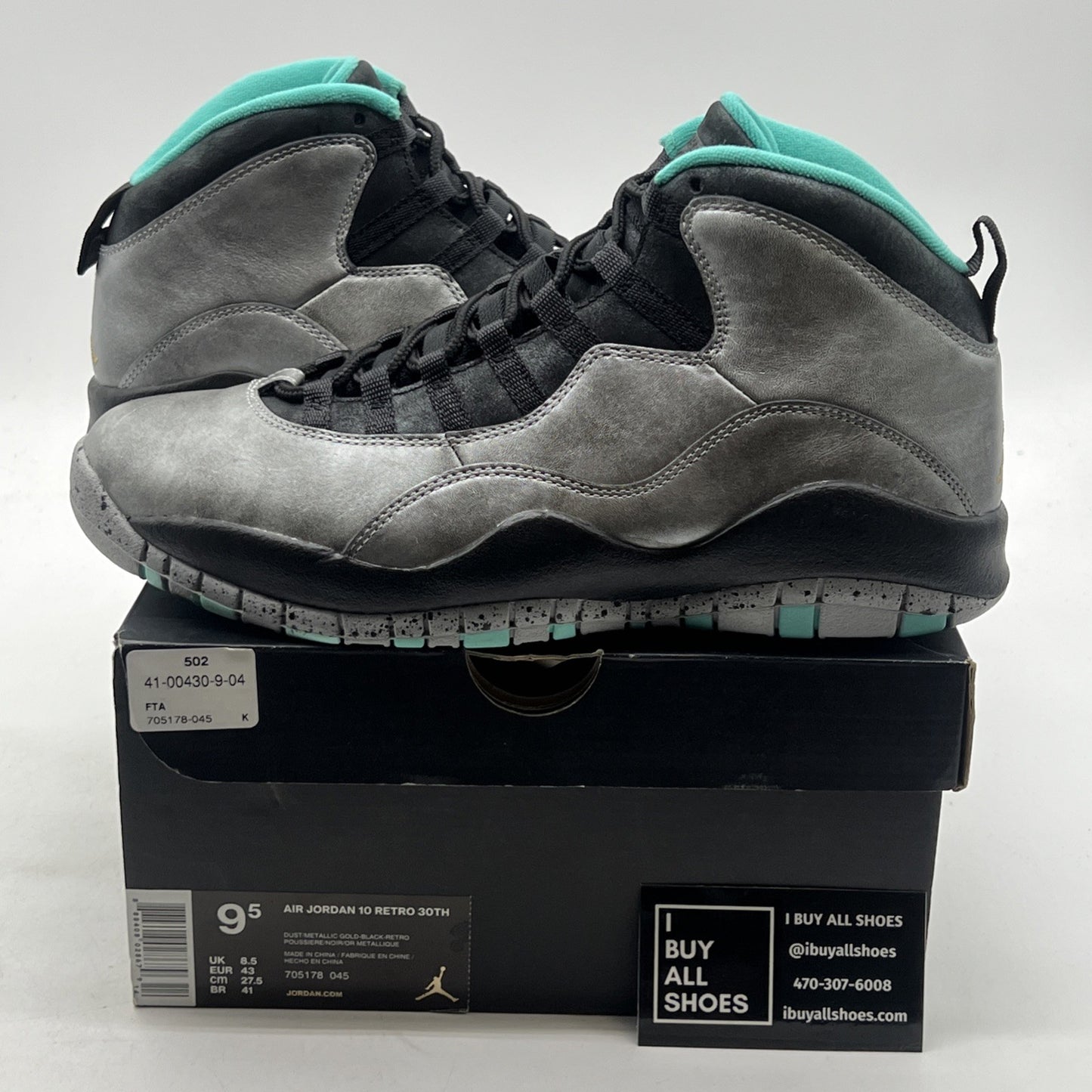 Size 9.5 - Air Jordan 10 Retro Lady Liberty (705178-045)
