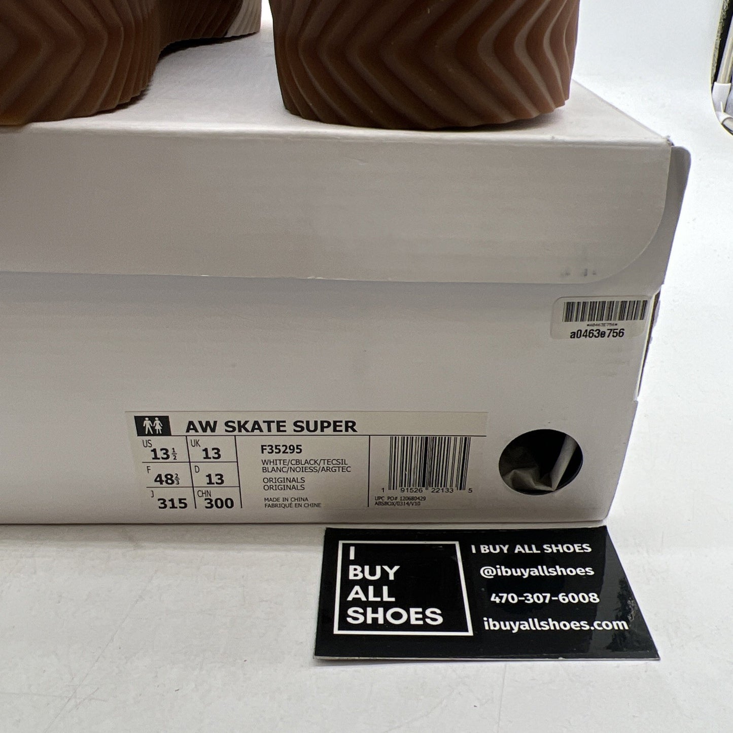 Size 13.5 - Alexander Wang x Adidas Skate Super Tech Silver (F35295)