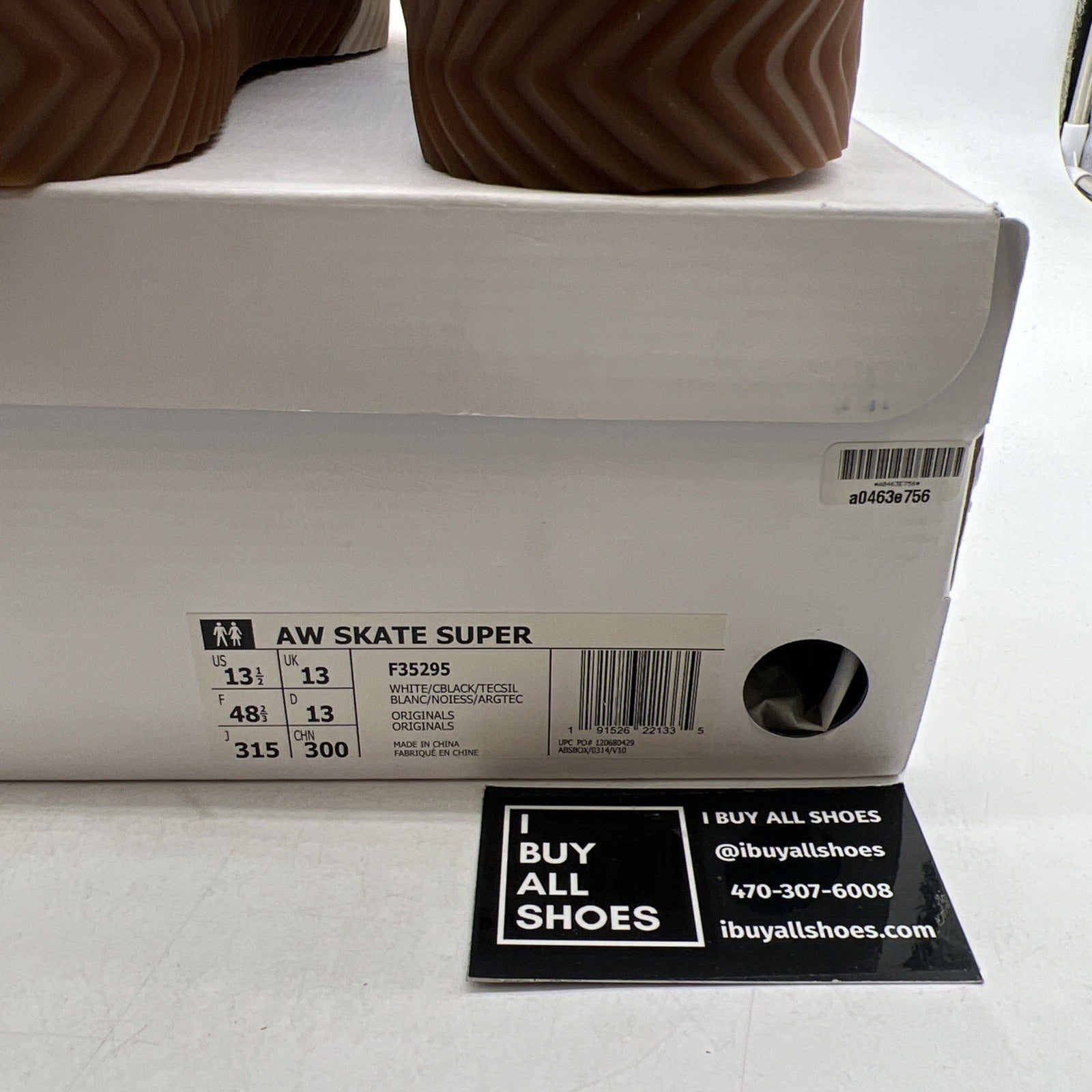 Size 13.5 - Alexander Wang x Adidas Skate Super Tech Silver (F35295)