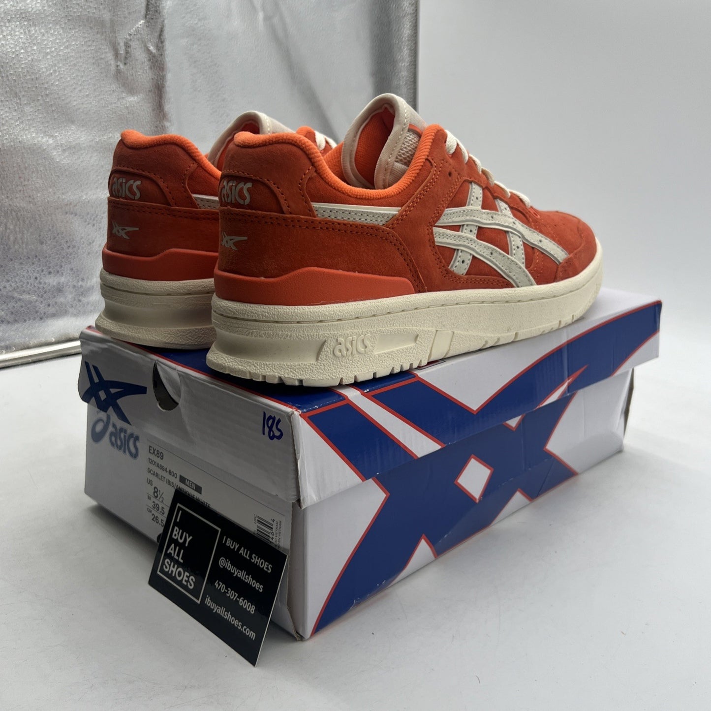 Size 8.5 - ASICS Kith x EX89 Orange (1201A894-800)