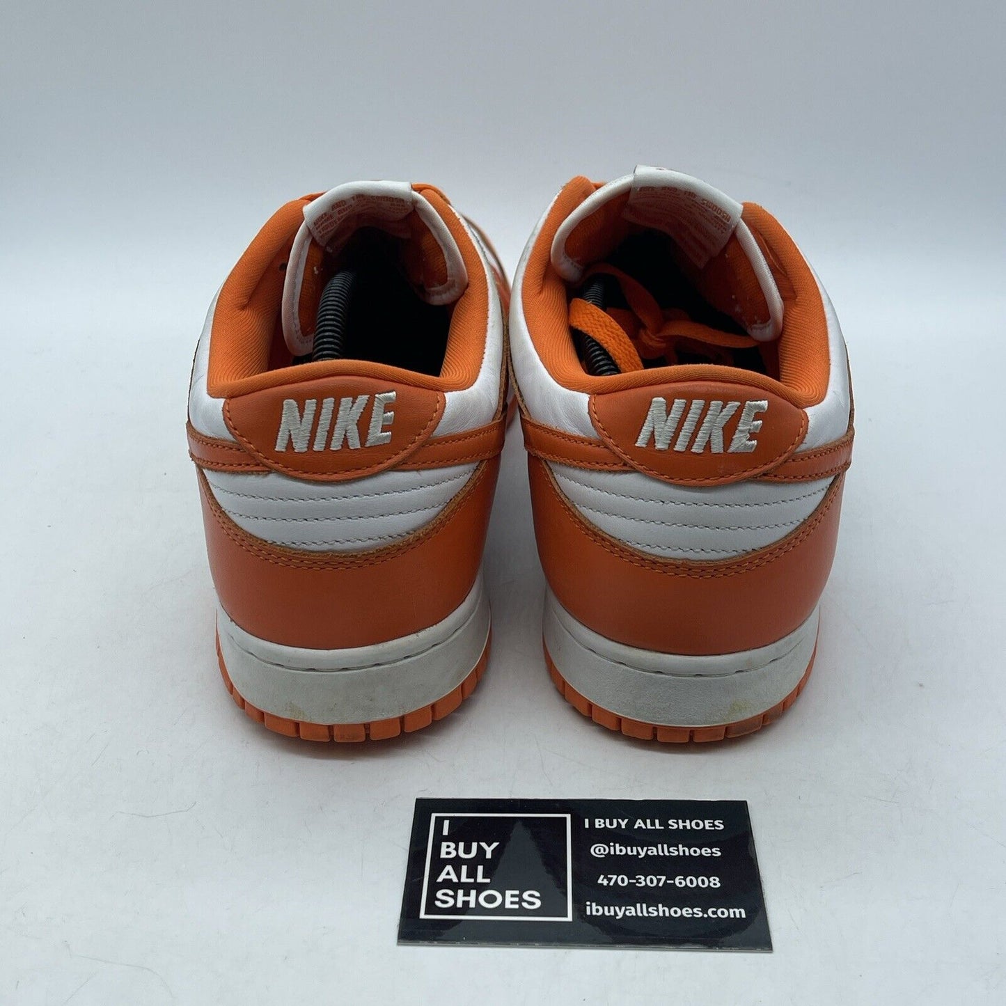 Size 12 - Nike Dunk Low Retro SP Syracuse Orange White Leather Suede (CU1726–101