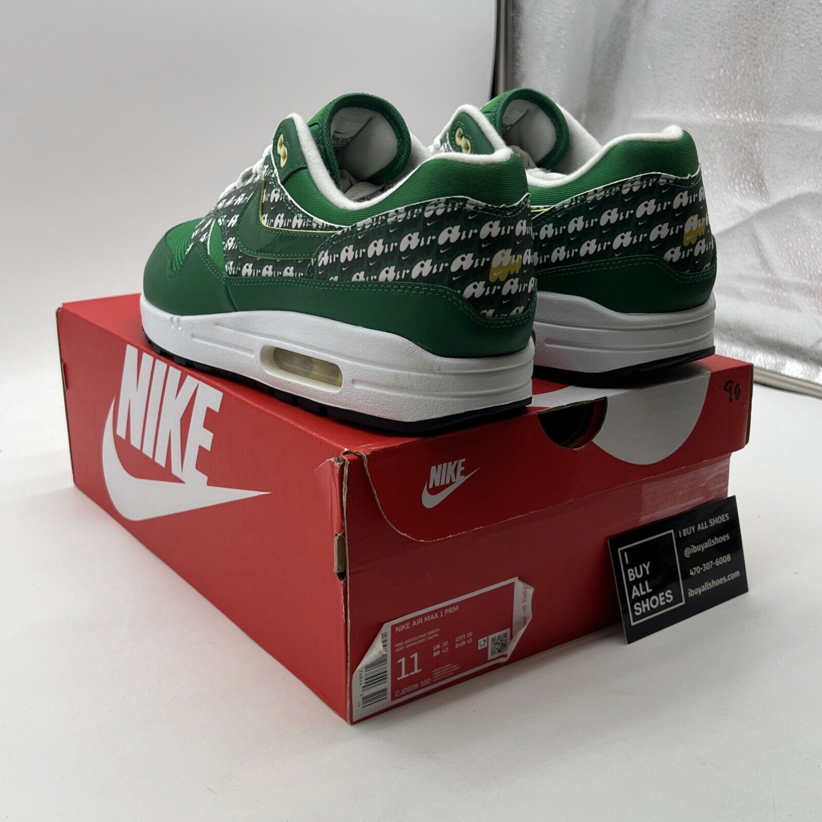 Size 11 - Nike Air Max 1 Premium Limeade (CJ0609-300)