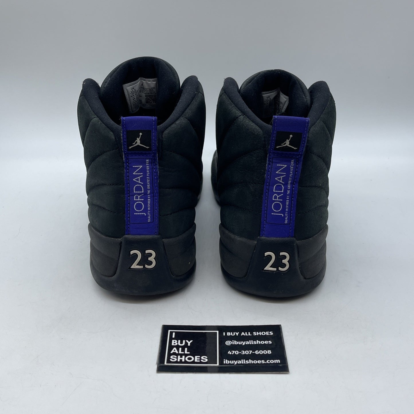 Size 11.5 - Air Jordan 12 Retro Dark Concord Black Suede Leather (CT8013-005)