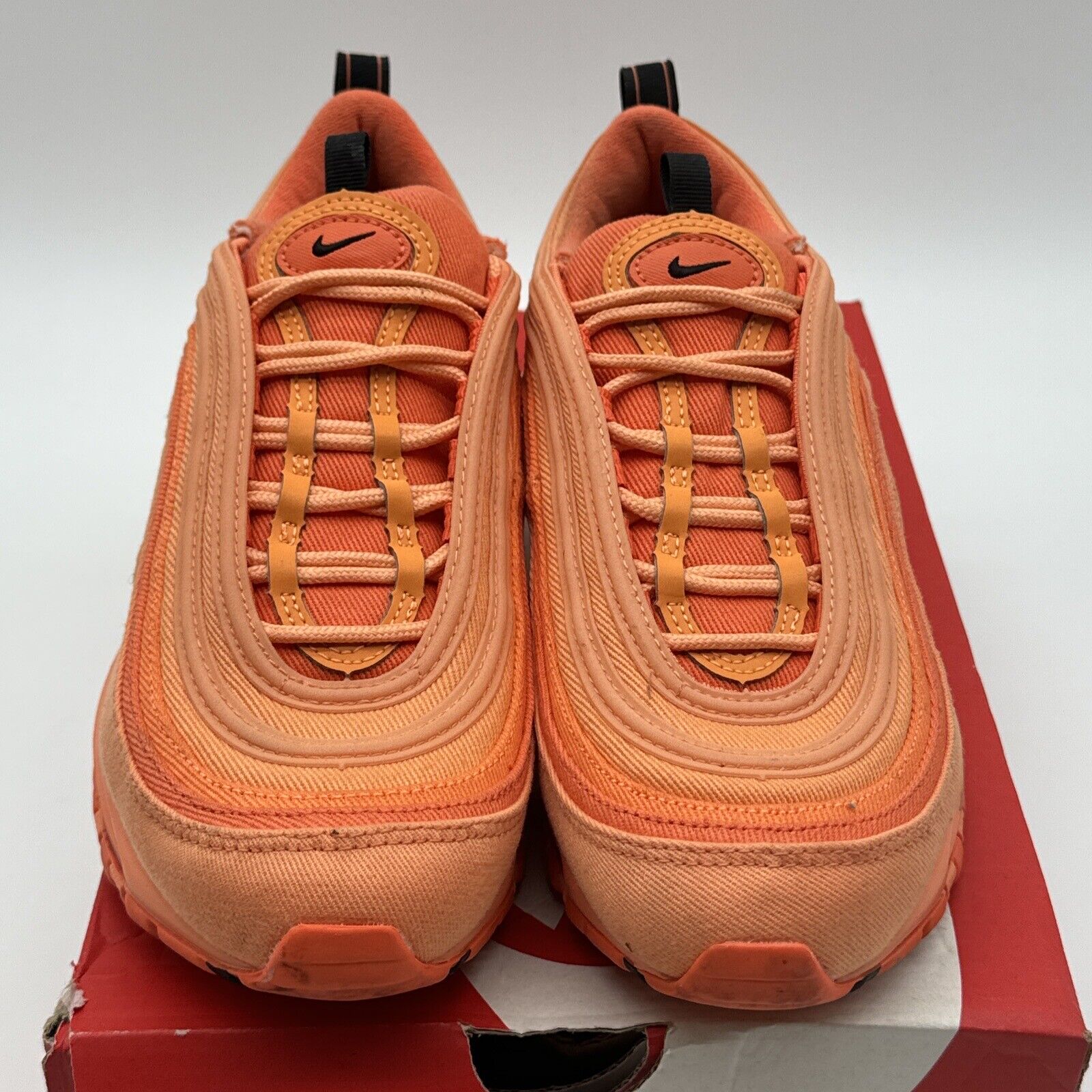 Nike Air Max 97 GS Special City LA Orange Cream Los Angeles  6.5y / Women sz 8