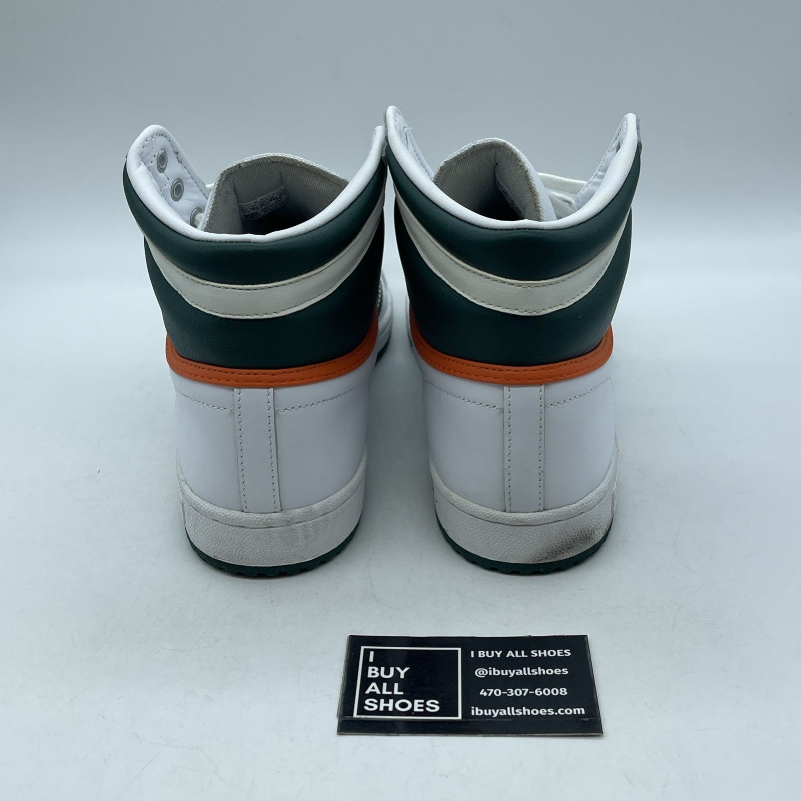 Size 11 - adidas Top Ten High Miami Hurricanes (EF2516)