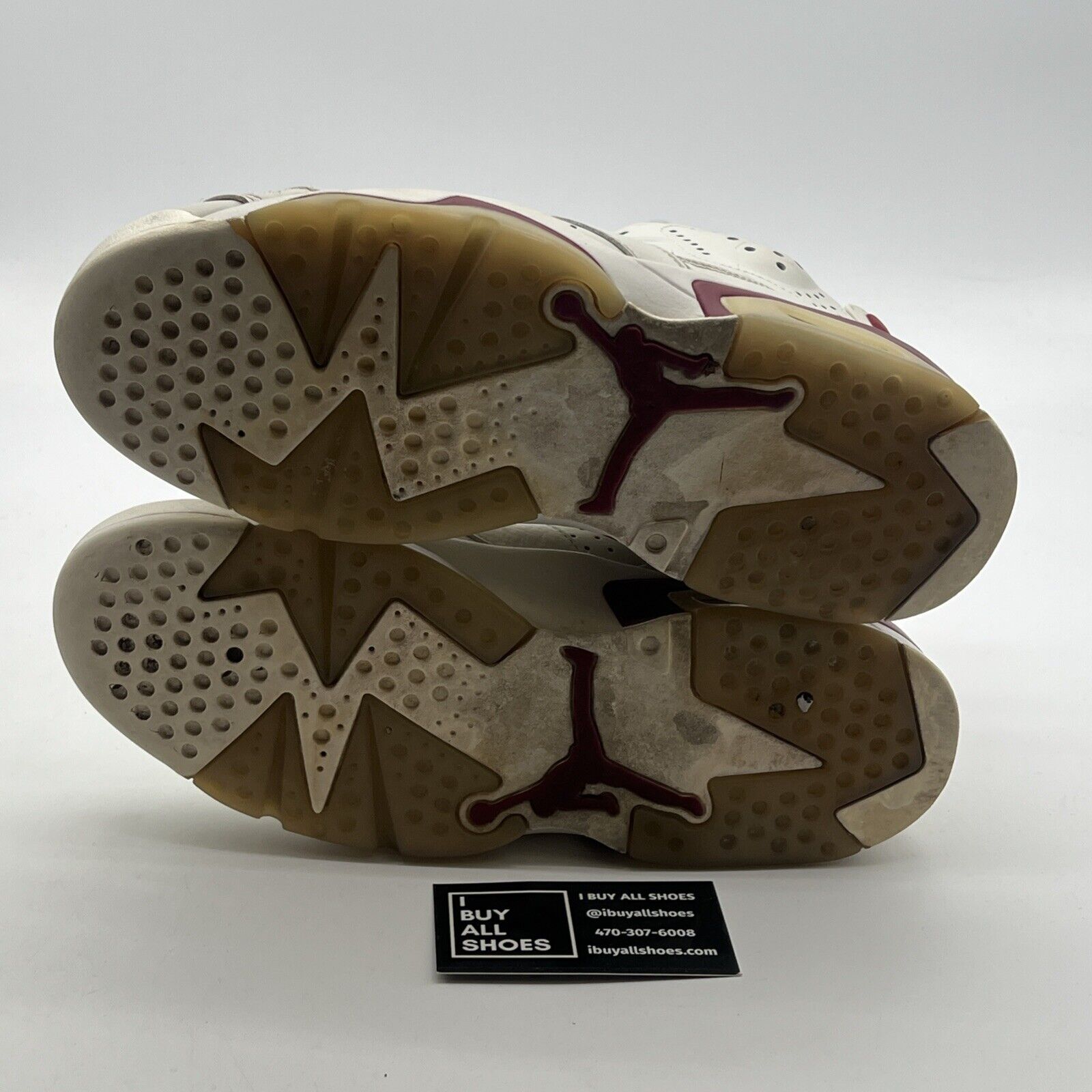Size 8.5 - Air Jordan 6 Retro 2015 Maroon (384664-116)