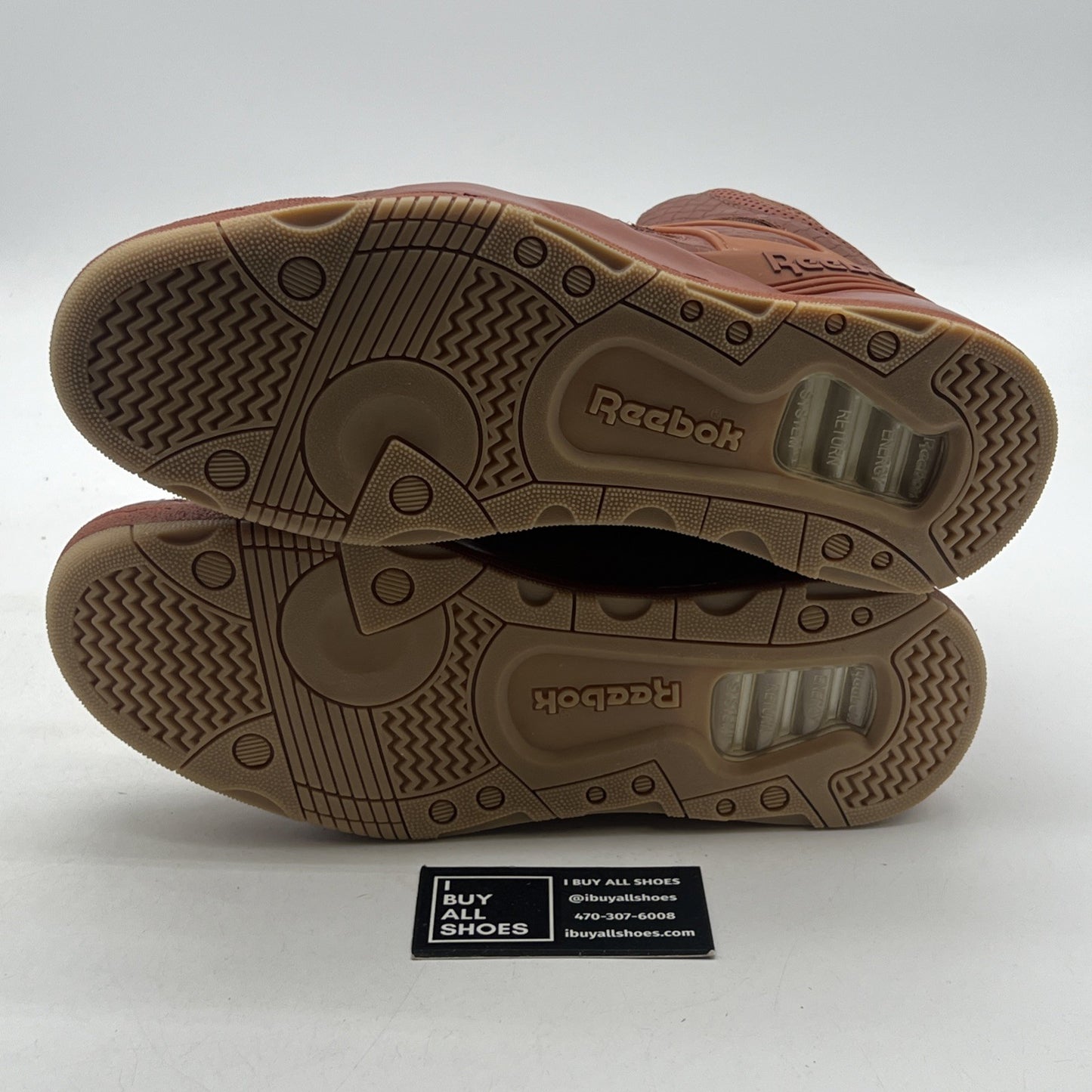 Size 9.5 - Reebok The Pump Certified x Social Status Brown Orange woven NWB