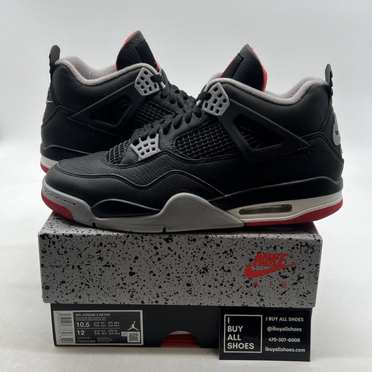 Size 10.5 - Air Jordan 4 Retro Bred Reimagined (FV5029-006)