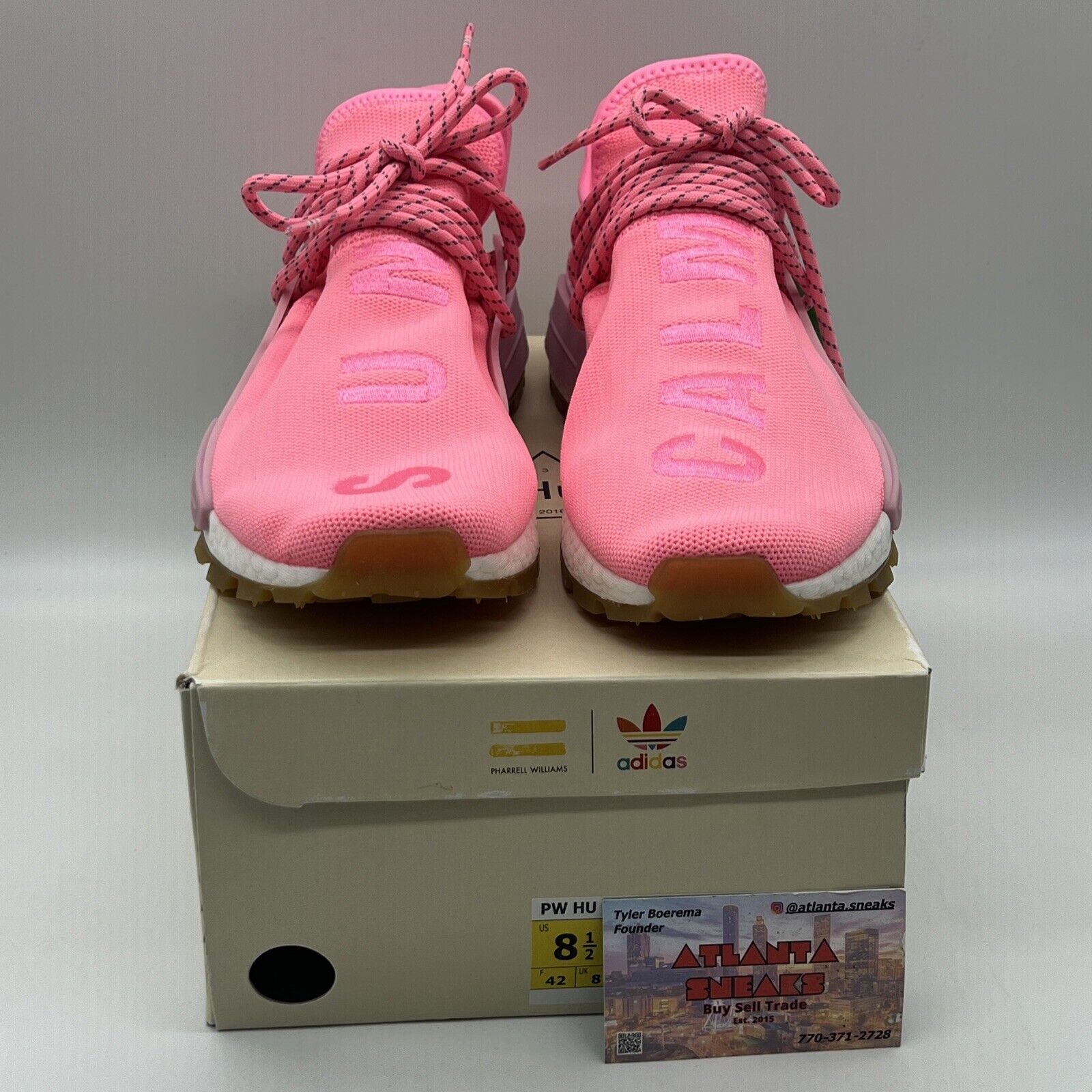 Size 8.5 - adidas Pharrell x NMD Human Race Trail PRD Sun Calm Brand New Og All