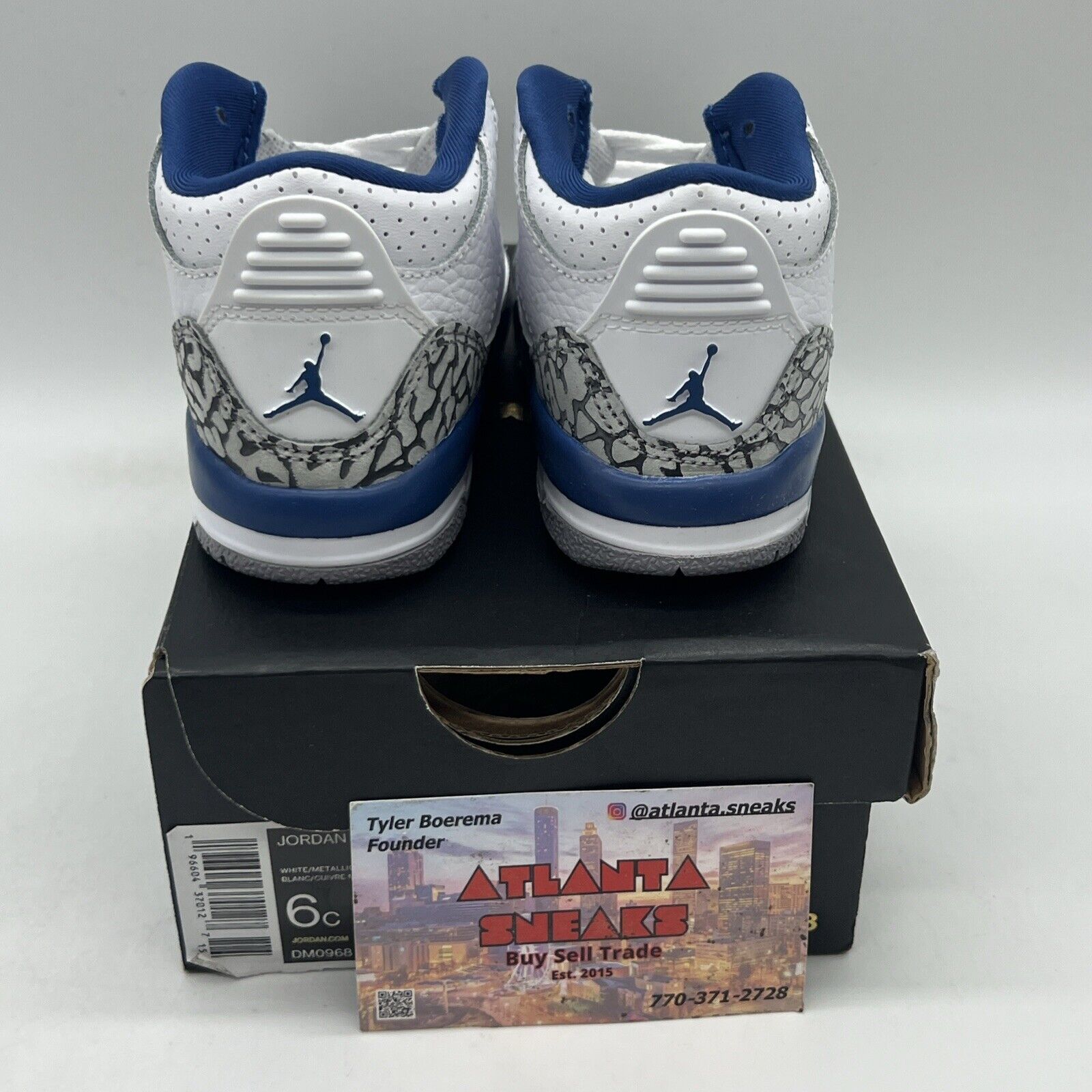 Jordan Retro 3 6C Toddler DM0968 148 Brand New Og All