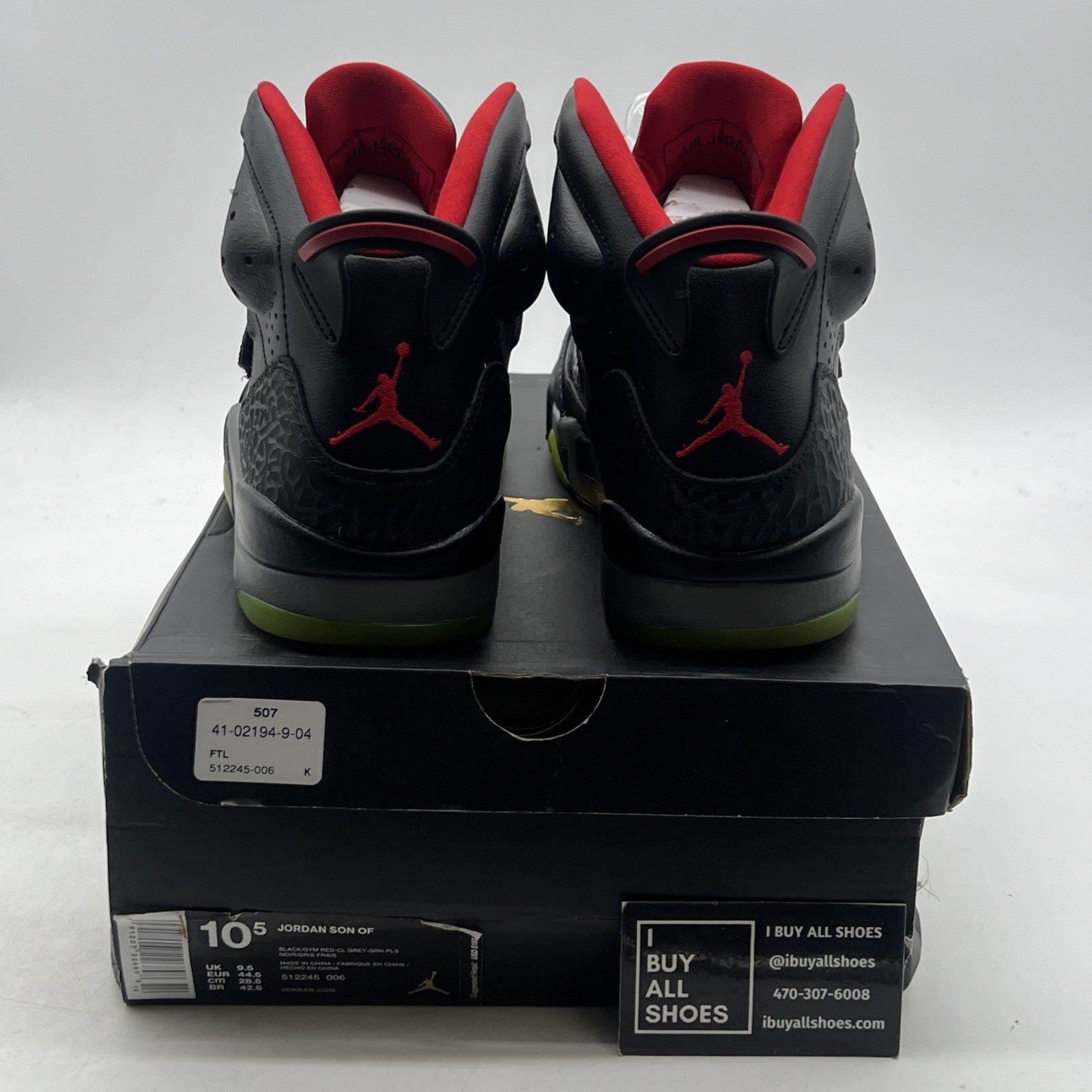 Size 10.5 - Air Jordan Son Of Mars Black (512245-006)
