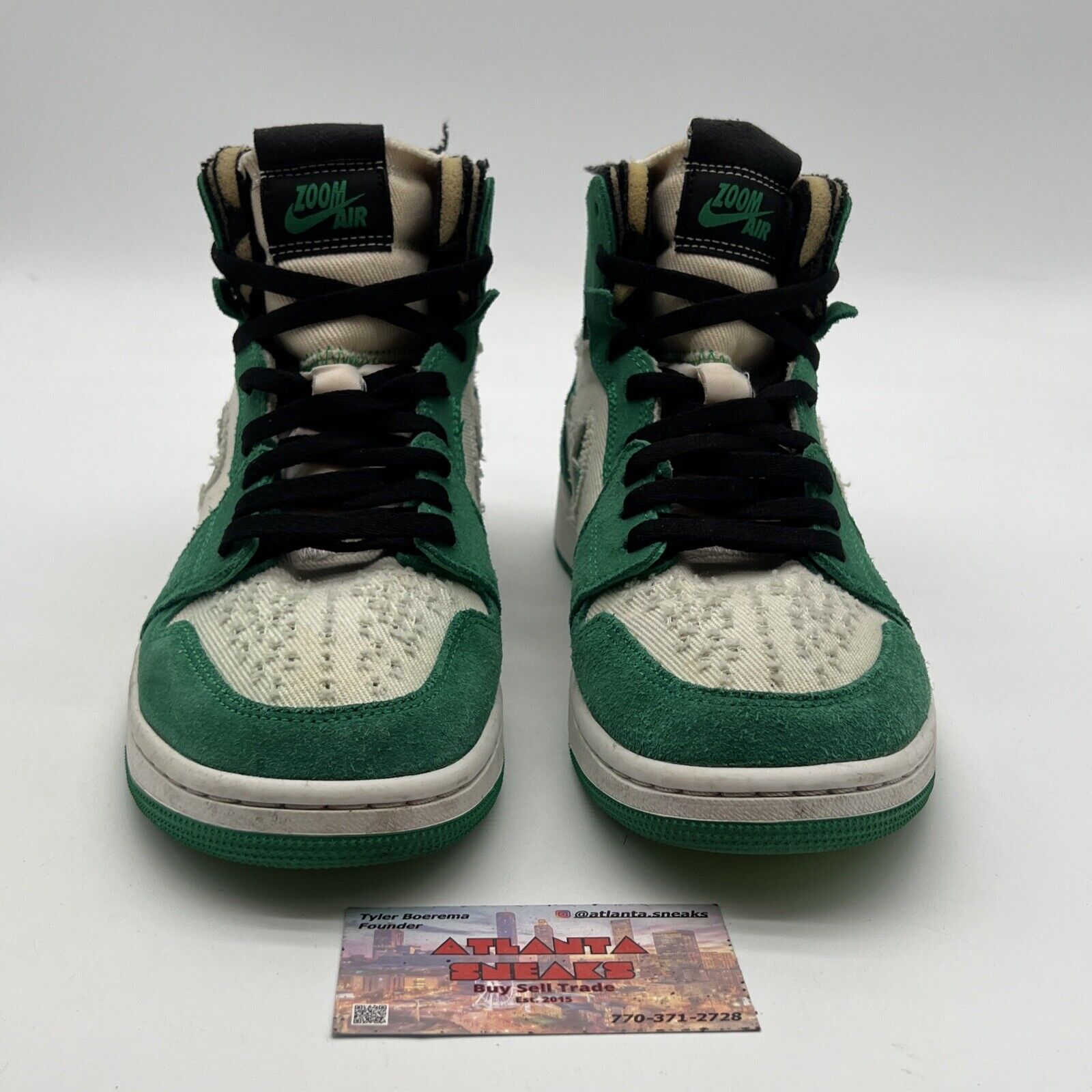 Size 9 - Air Jordan 1 Retro High Zoom Air Green (CT0978-300)